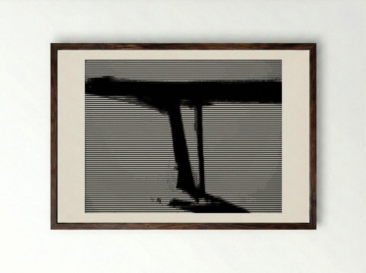 Le Gros - Franz Kline - Framed Print Dark Wood