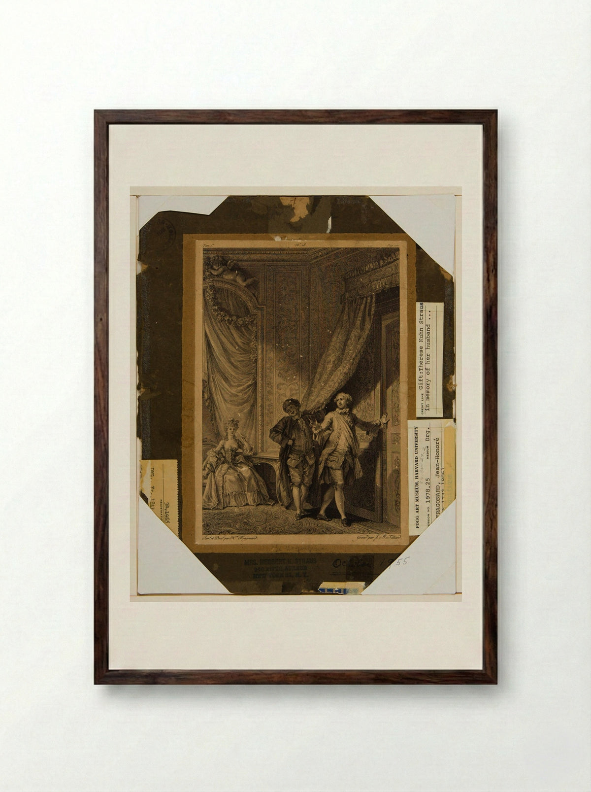 Le Magnifique - Jean-Baptiste Tilliard - Framed Print Dark Wood