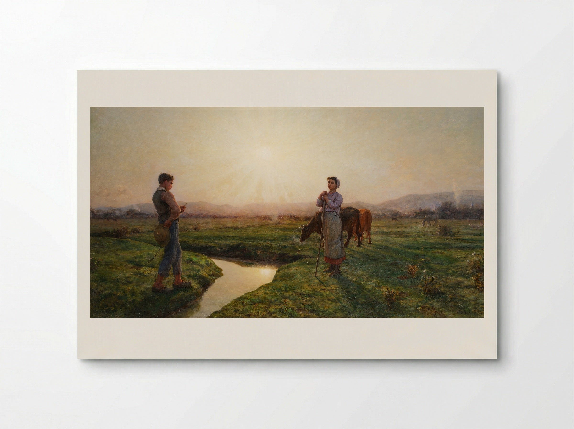 Le Matin - Jules Breton - Poster