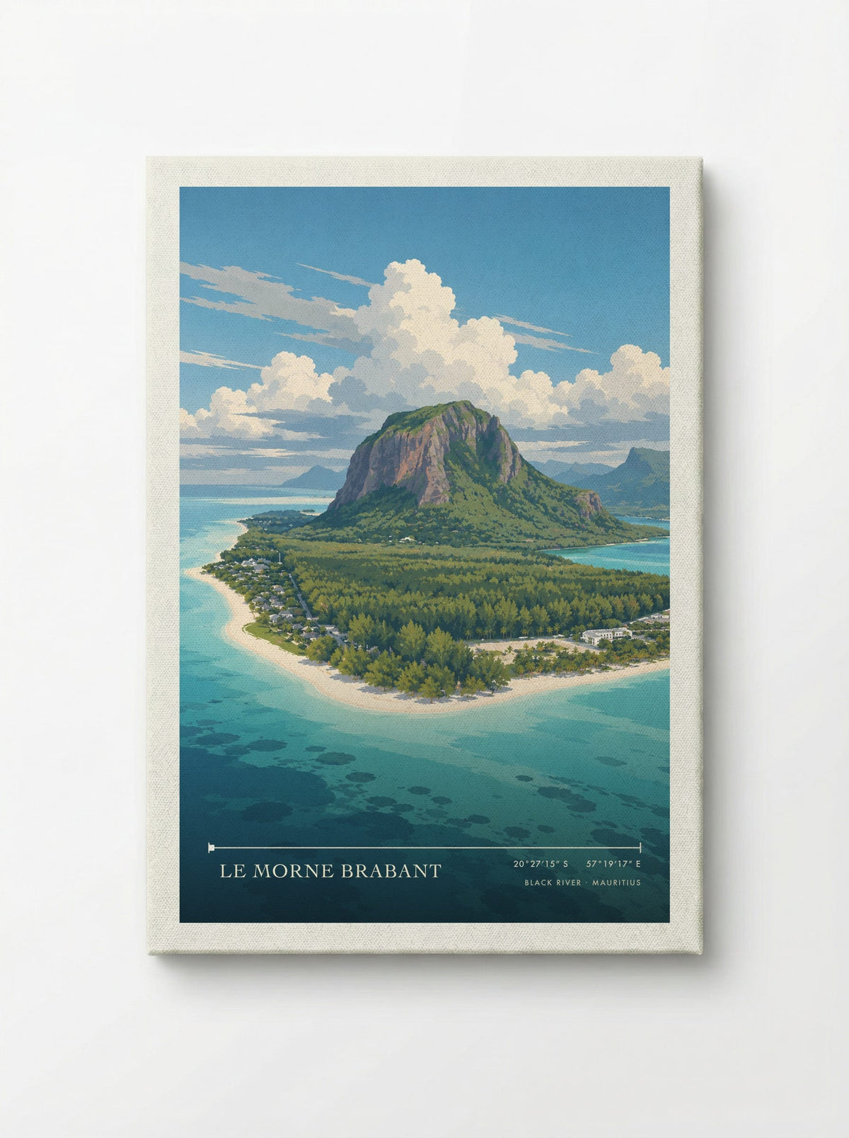 Le Morne Brabant, Black River | Travel Poster - Canvas