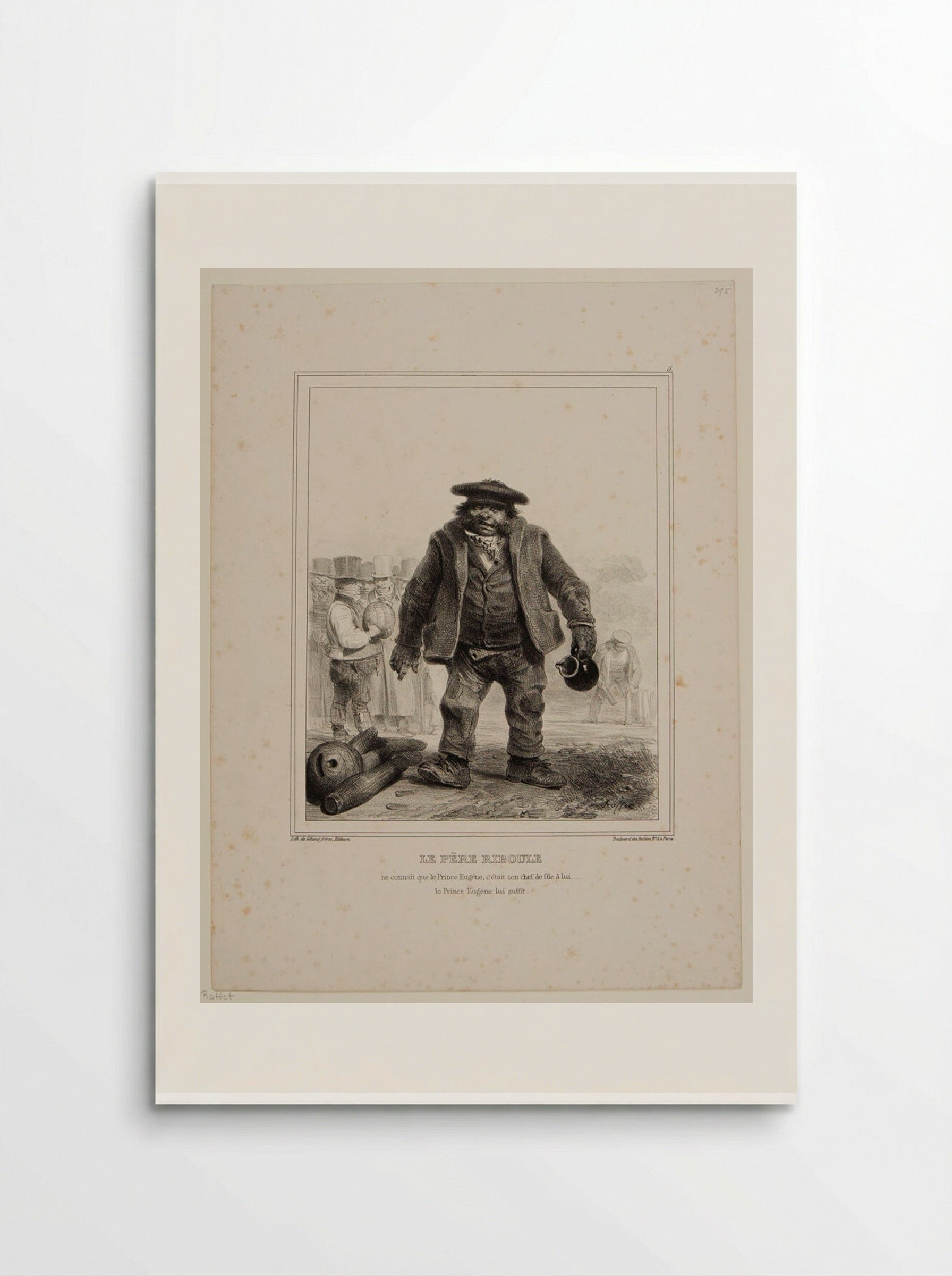 Le Père Riboule - Denis-Auguste-Marie Raffet - Poster