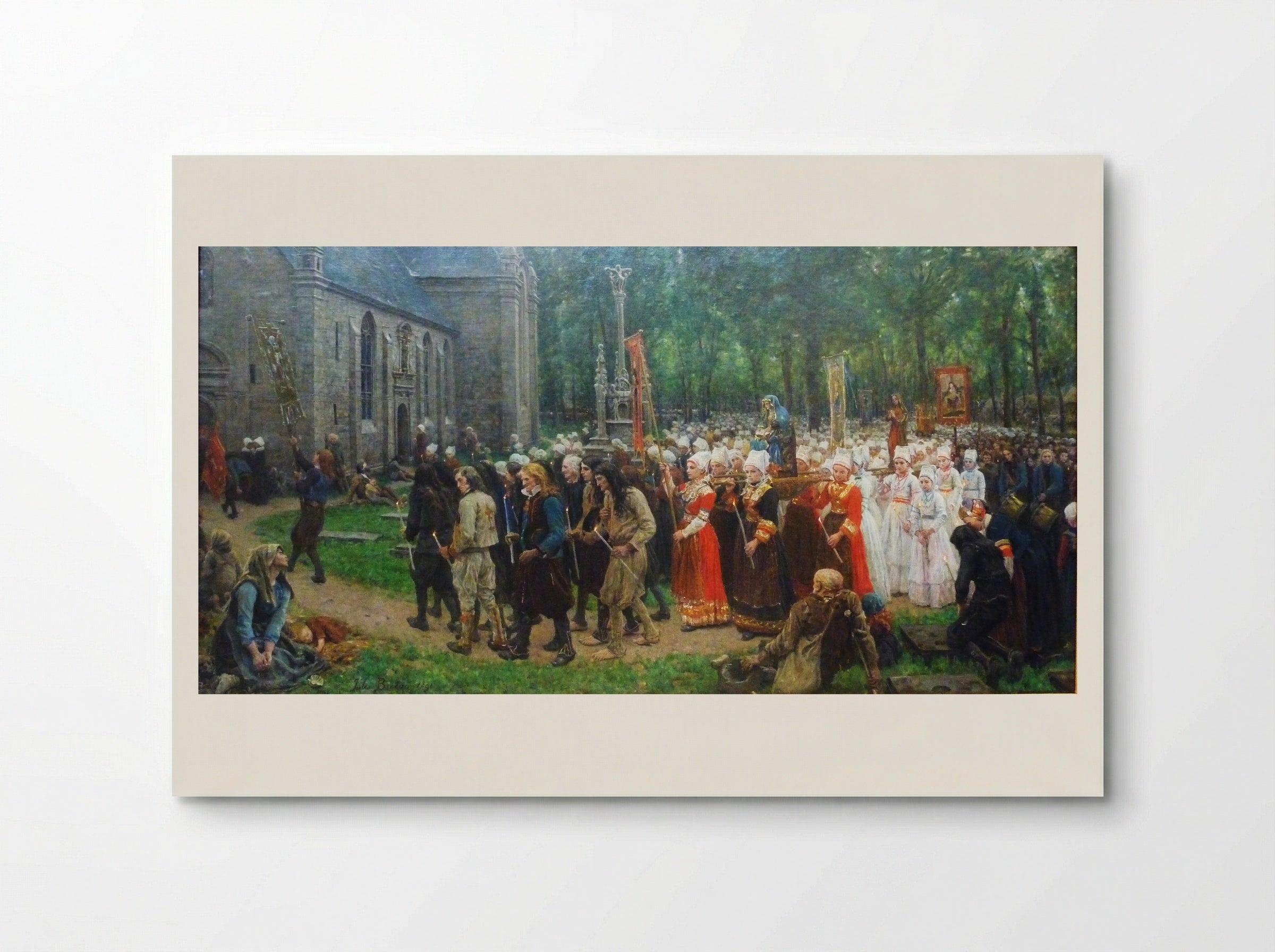 Le Pardon de Kergoat - Jules Breton - Poster