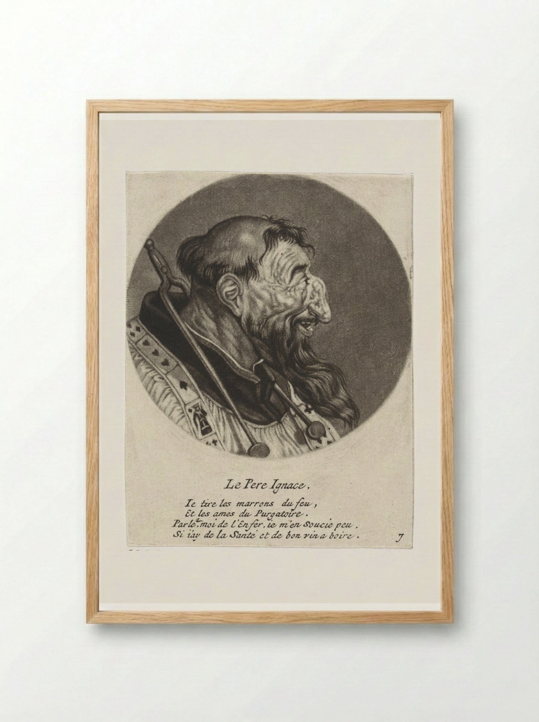 Le Pere Ignace - Jacob Gole - Framed Print Wood