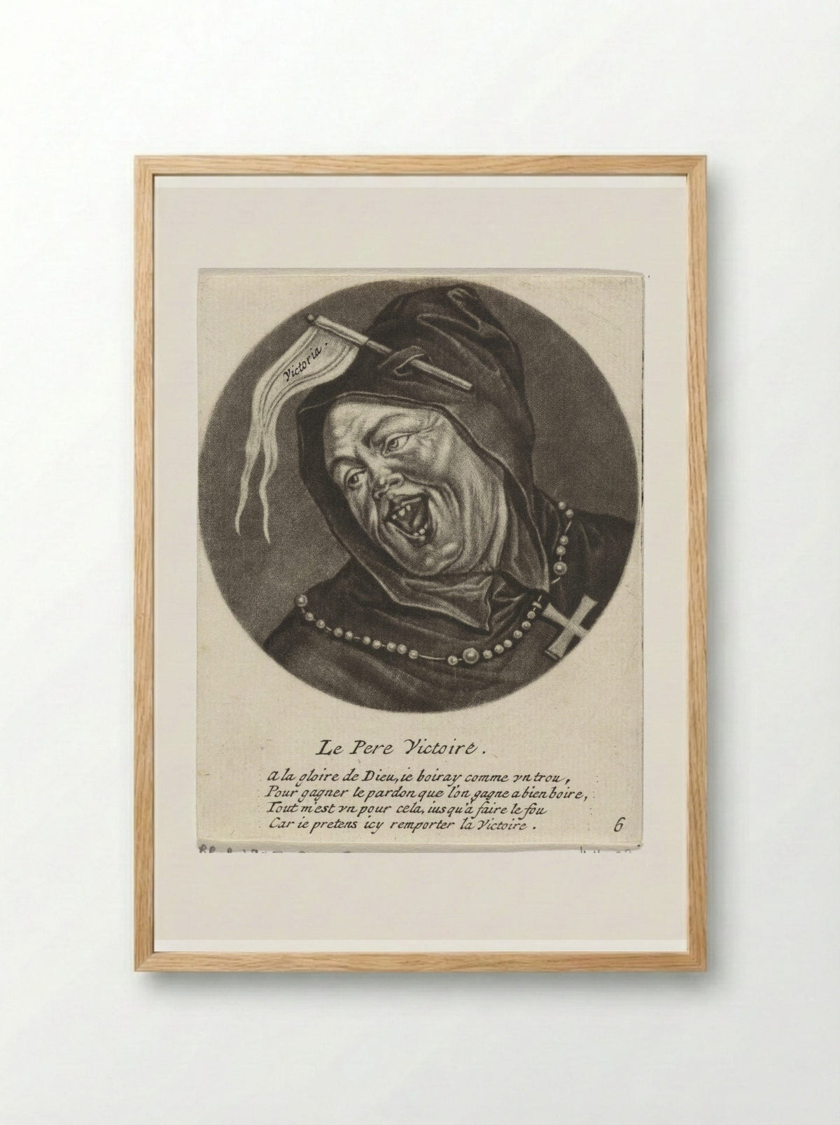 Le Pere Victoire - Jacob Gole - Framed Print Wood