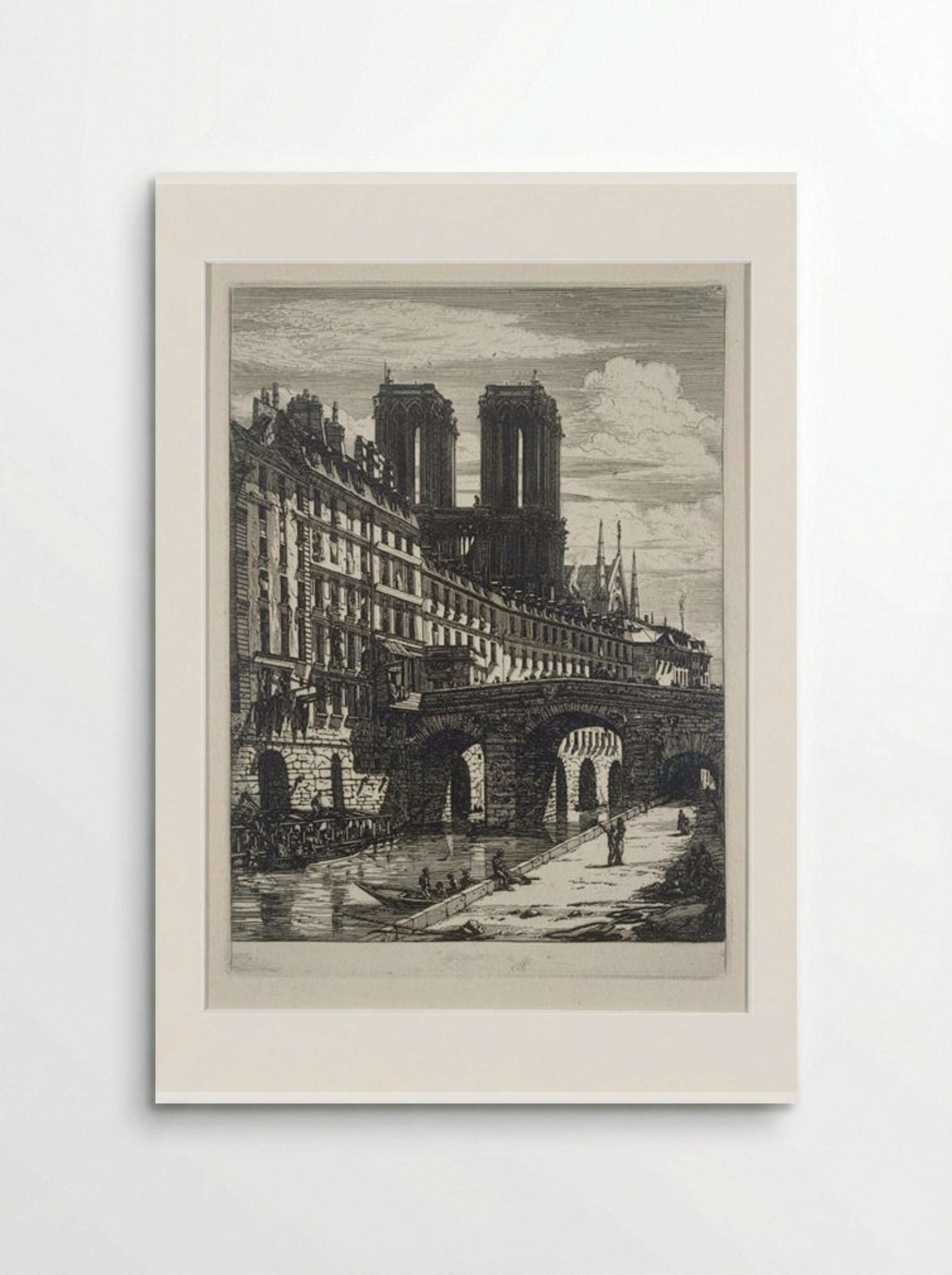 Le Petit Pont - Charles Meryon - Poster