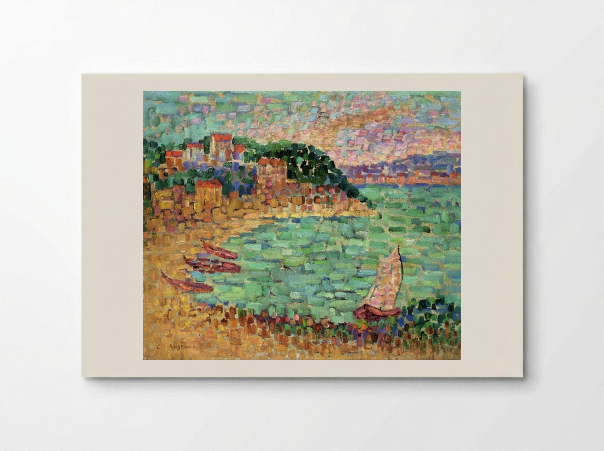 Le Petit Port - Charles Angrand - Poster