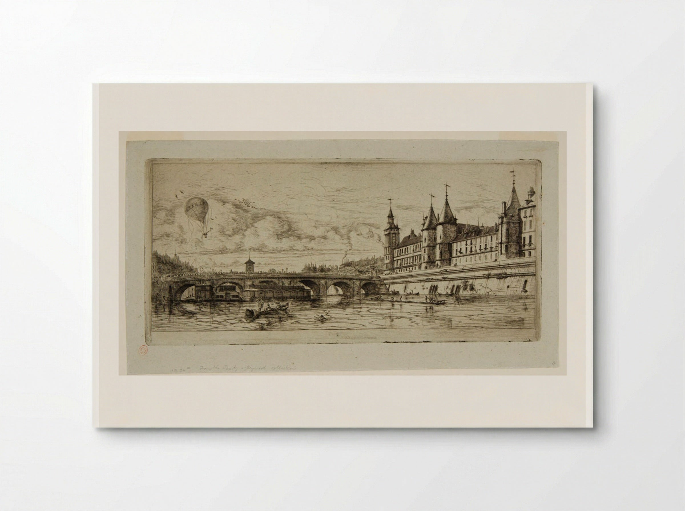 Le Pont au Change, Paris - Charles Meryon - Poster