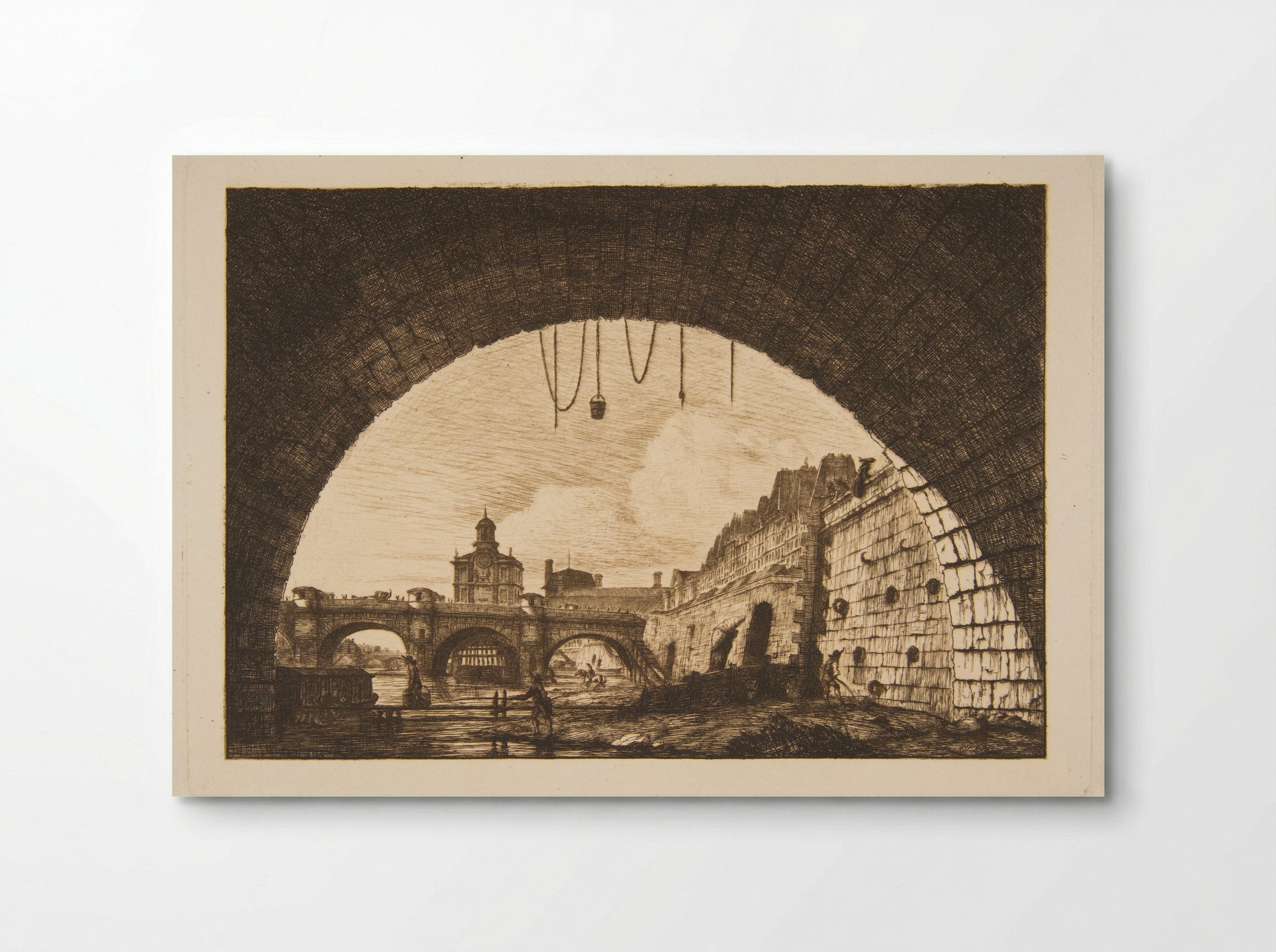 Le Pont au Change - Charles Meryon - Poster