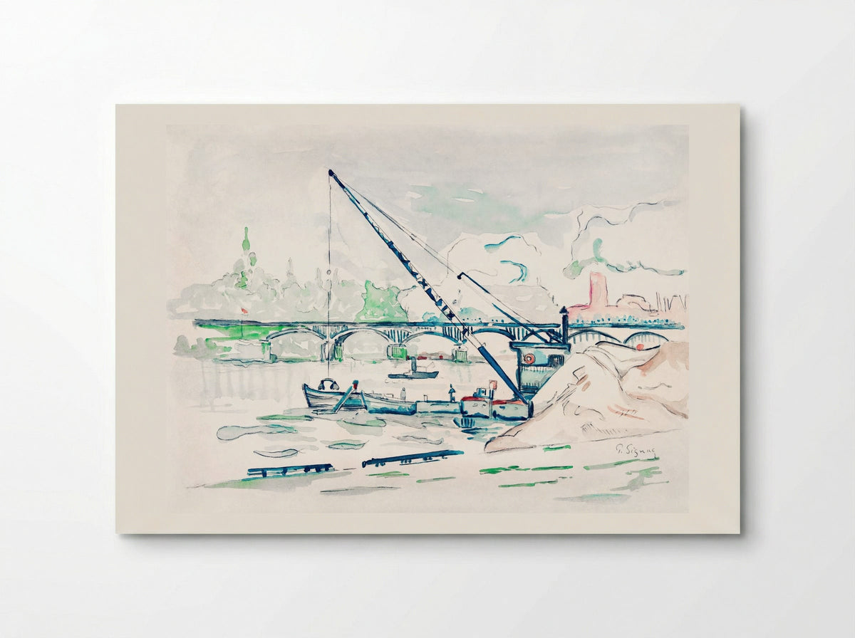 Le Pont des Arts - Paul Signac - Poster