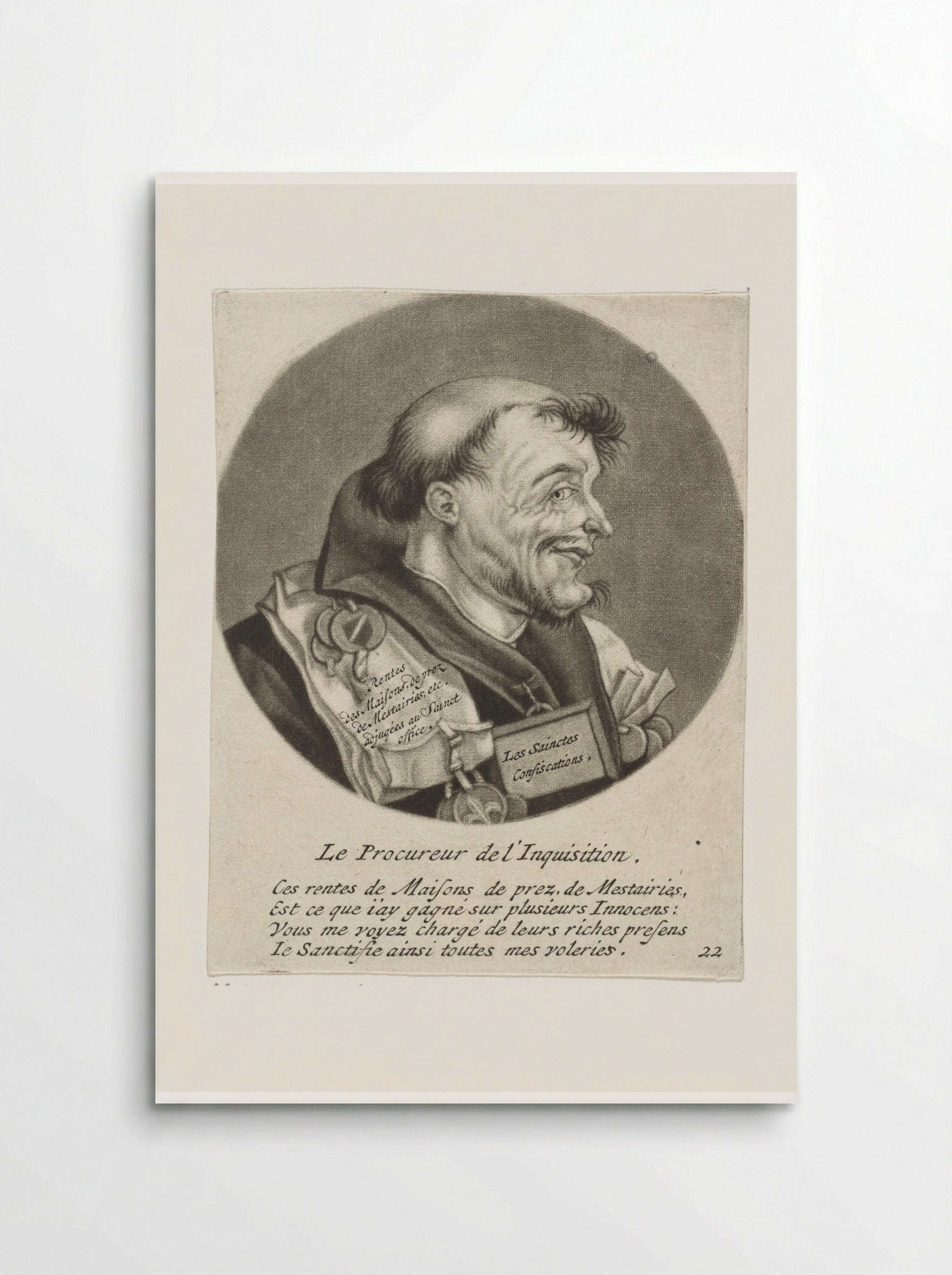 Le Procureur de l'Inquisition - Jacob Gole - Poster