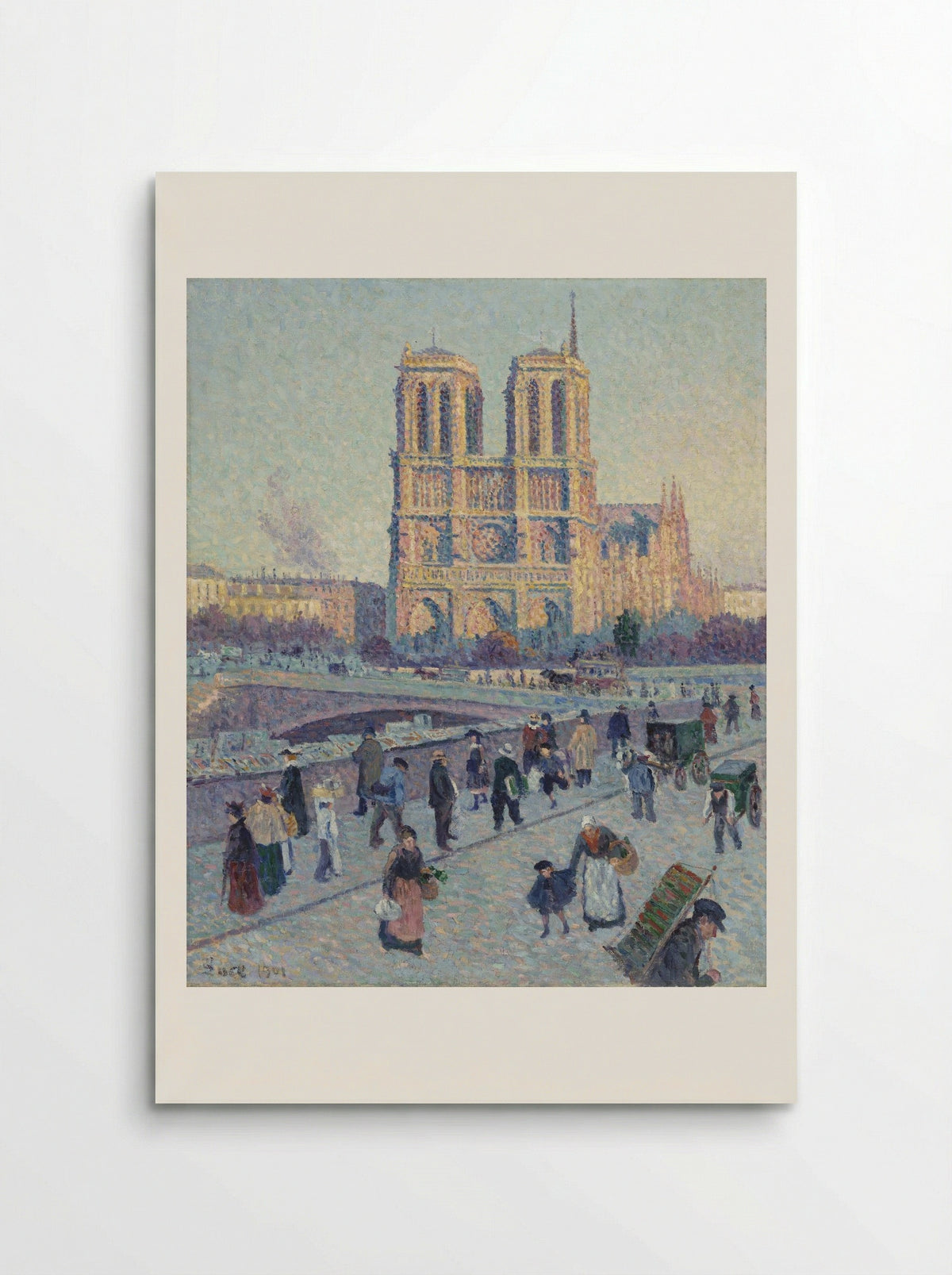 Le Quai Saint-Michel et Notre-Dame - Maximilien Luce - Poster