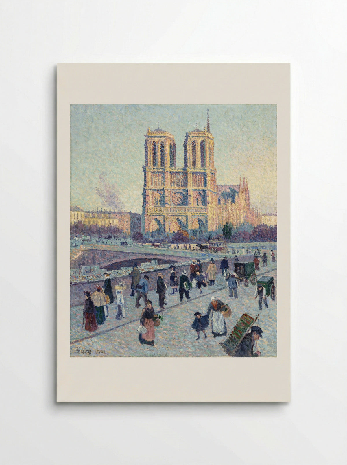 Le Quai Saint-Michel et Notre-Dame - Maximilien Luce - Poster