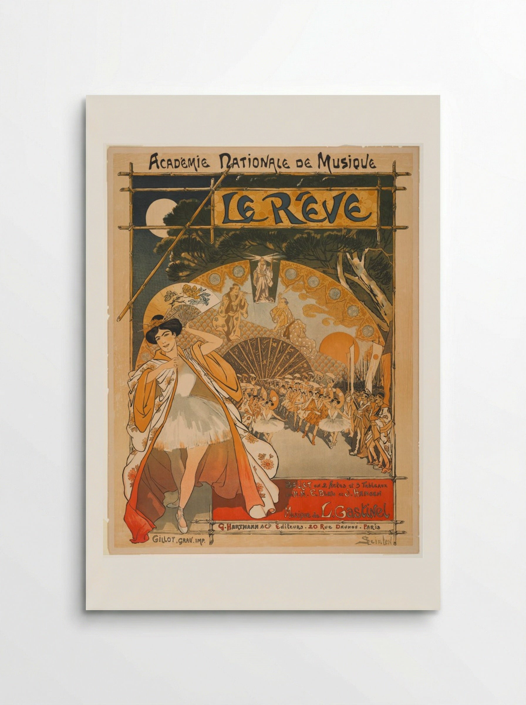 Le Rêve - Théophile Alexandre Steinlen - Poster