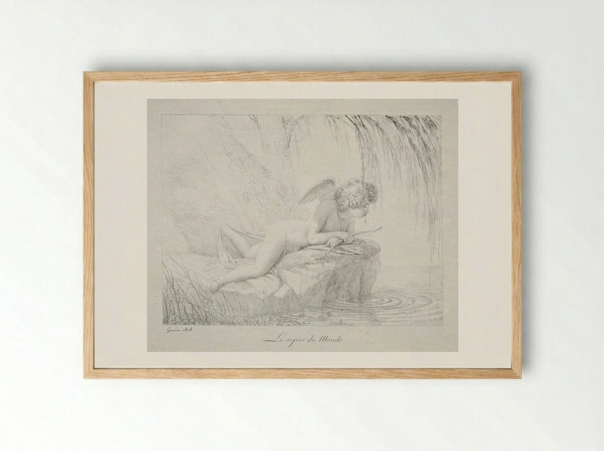 Le Repos du Monde - Pierre-Narcisse Guérin - Framed Print Wood