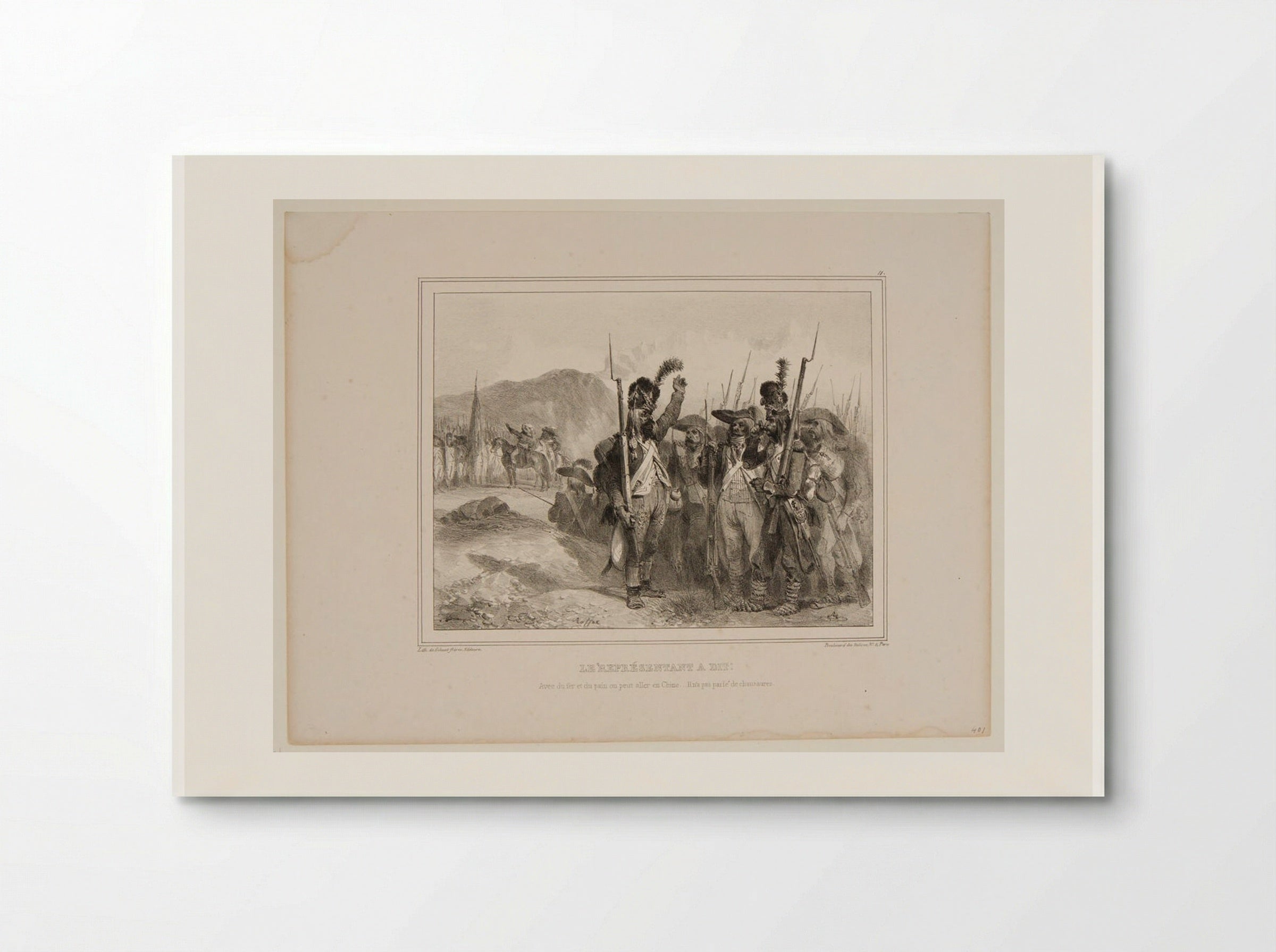 Le Représentant a dit - Denis-Auguste-Marie Raffet - Poster