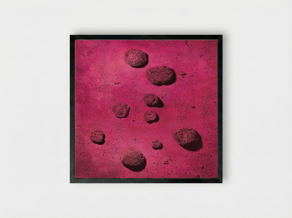 Le Rose du bleu (RE 22) - Yves Klein - Framed Print Black