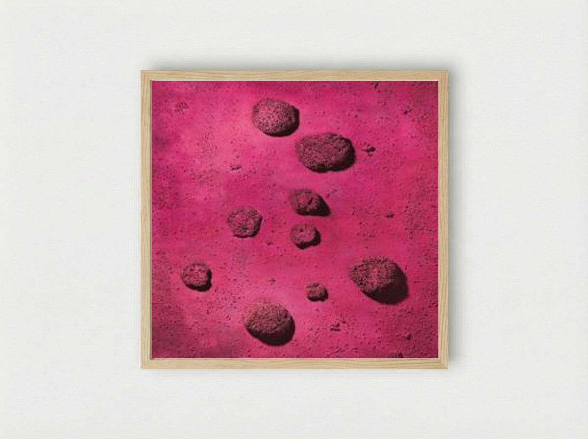 Le Rose du bleu (RE 22) - Yves Klein - Framed Print Wood