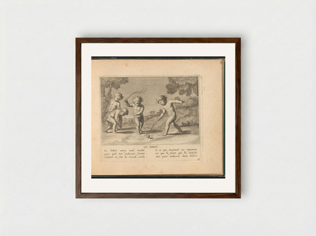 Le Sabot - Claudine Stella - Framed Print Dark Wood