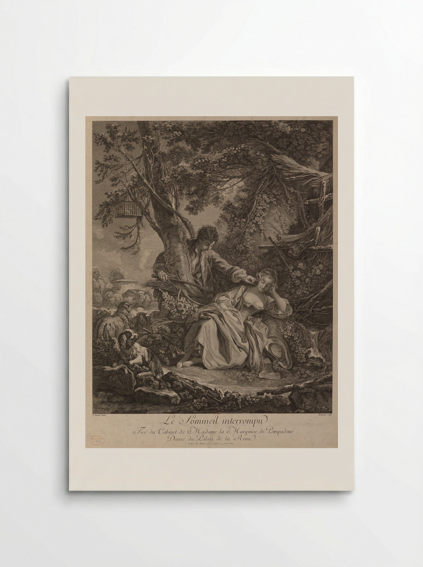Le Sommeil interrompu - François Boucher - Poster