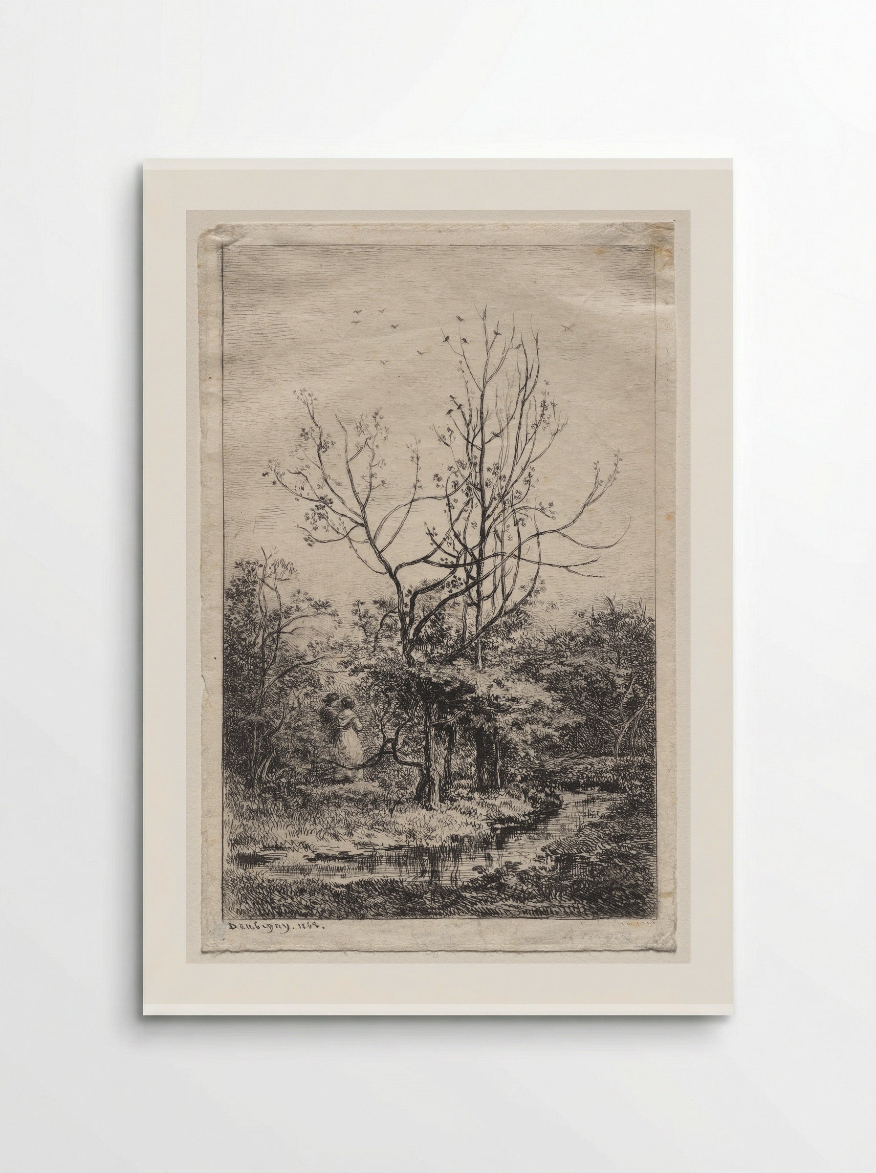 Le Verger - Charles François Daubigny - Poster