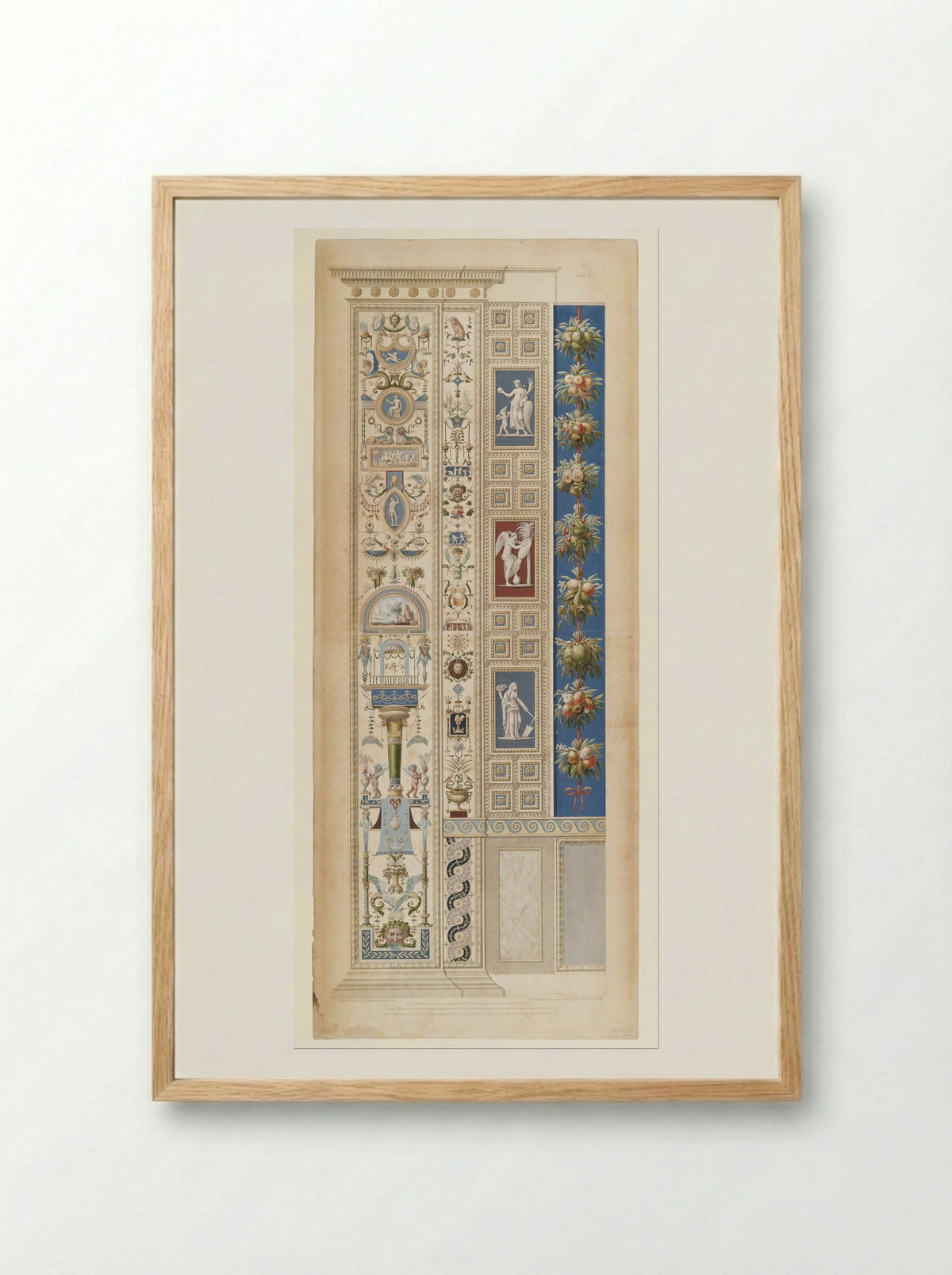 Le loggie di Rafaele nel Vaticano, Part 2 - Giovanni Ottaviani - Framed Print Wood