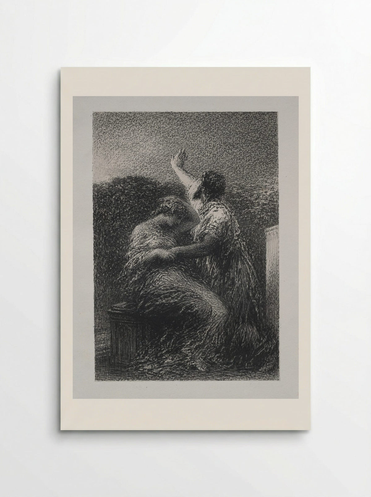 Le mage Baltajar et Fatime - Henri Fantin-Latour - Poster