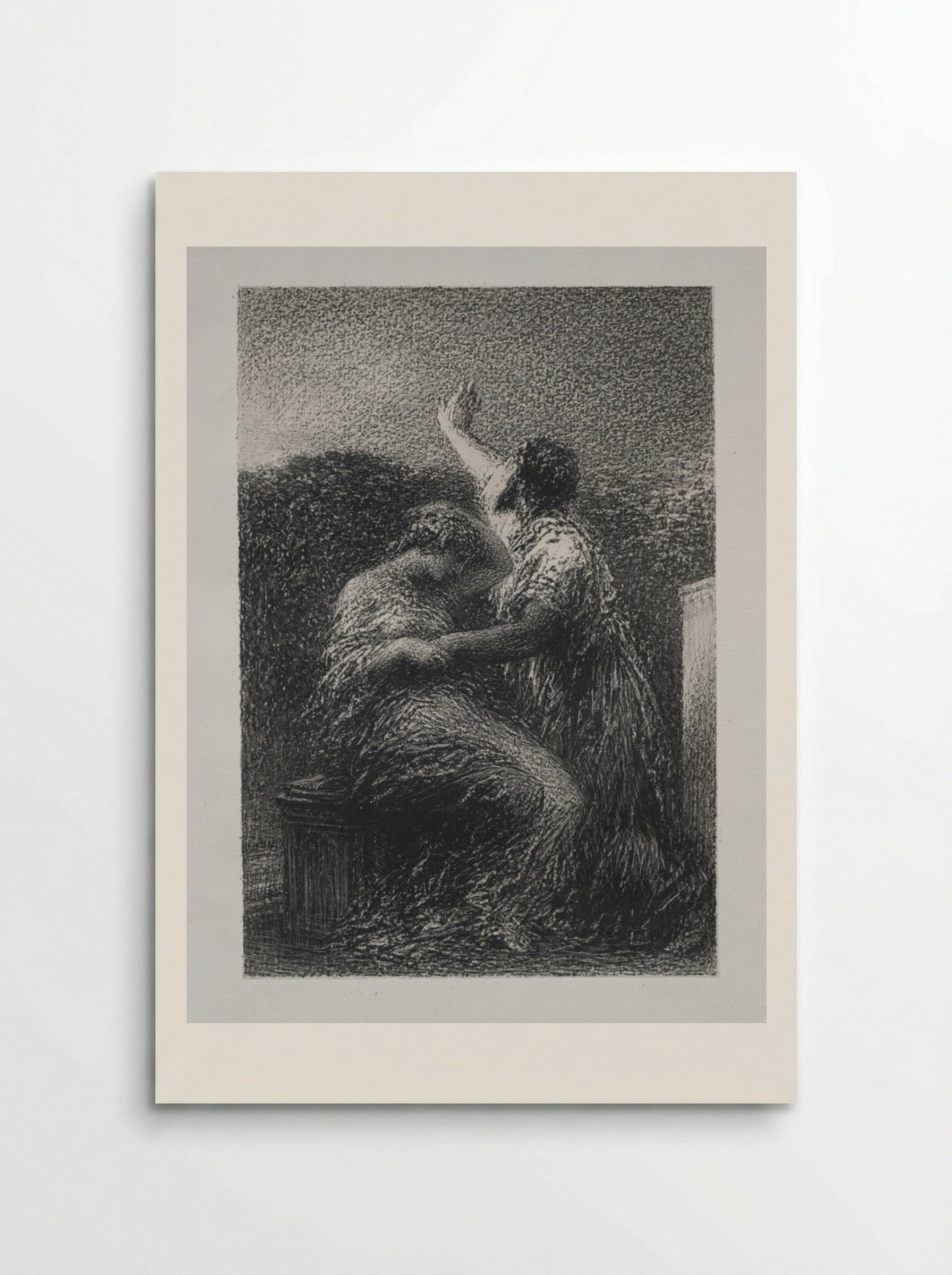 Le mage Baltajar et Fatime - Henri Fantin-Latour - Poster