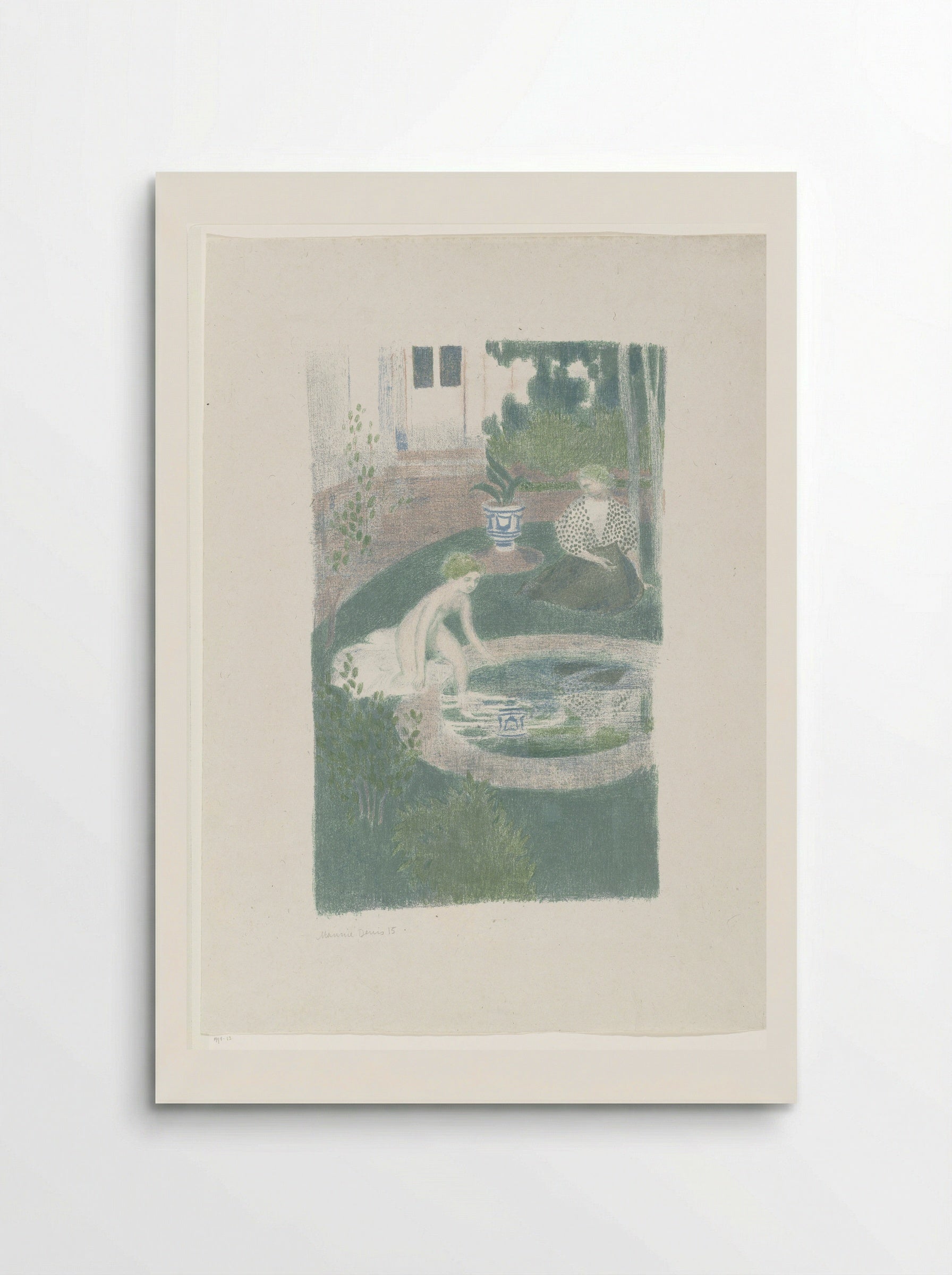 Le reflet dans la fontaine - Maurice Denis - Poster