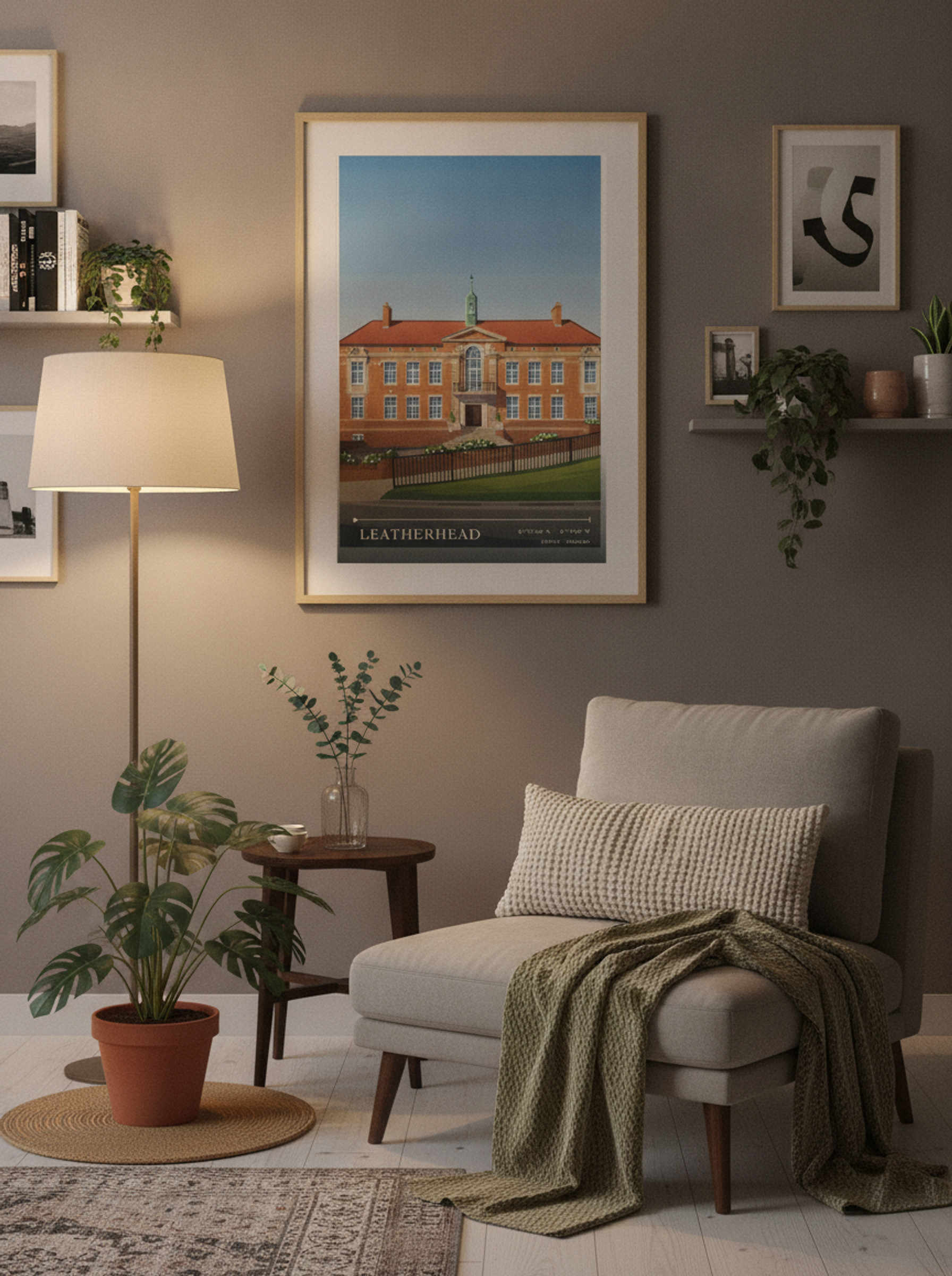 Leatherhead Surrey England Travel Poster - Lifestyle