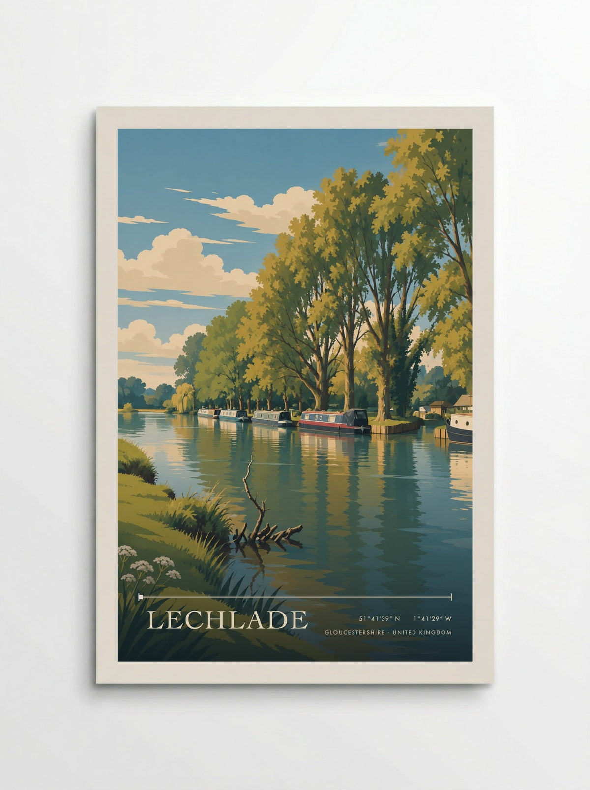 Lechlade, Gloucestershire | Travel Poster - Poster
