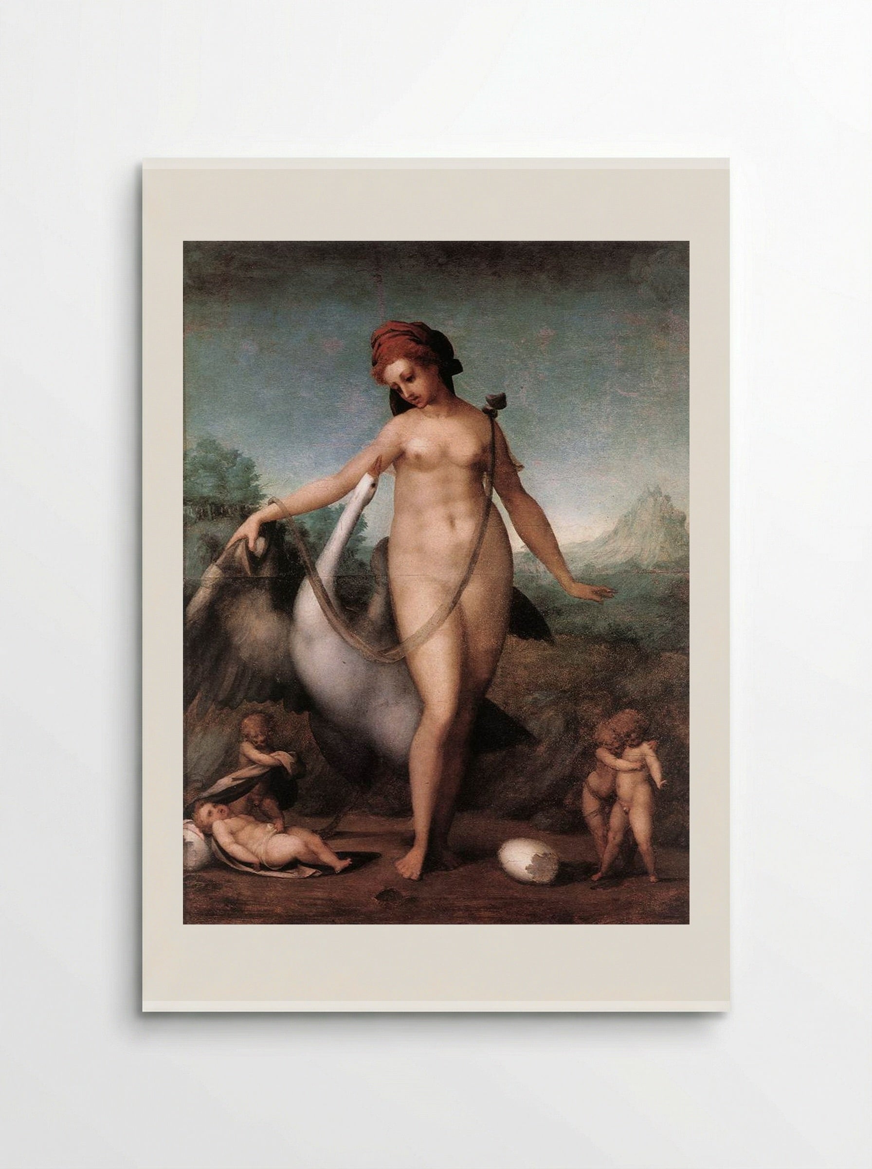 Leda and the Swan - Jacopo Pontormo - Poster