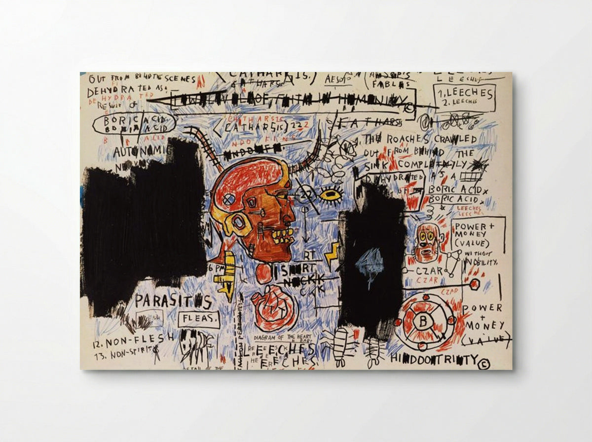 Leeches - Jean-Michel Basquiat - Poster