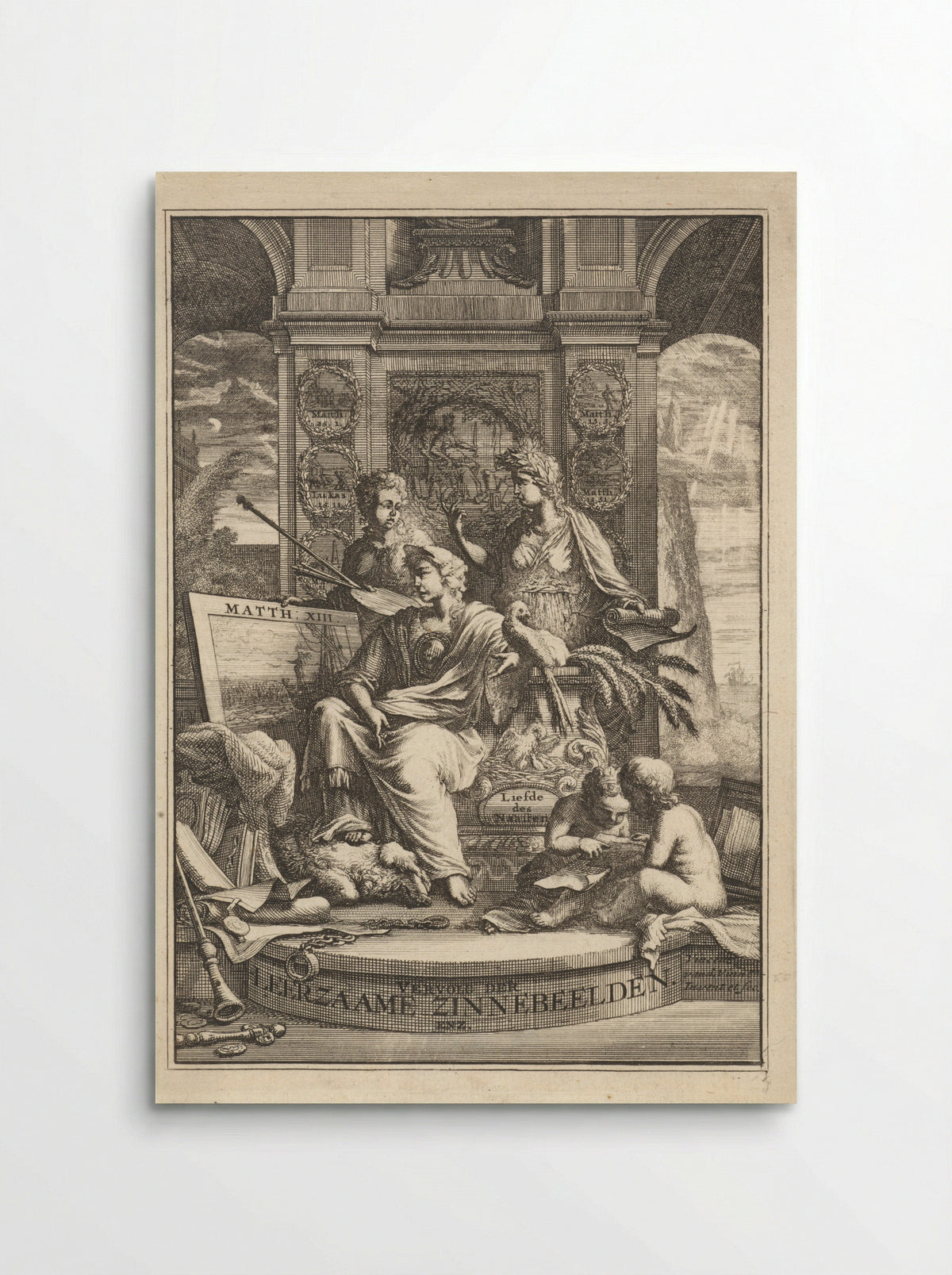 Leerzaamheid op een troon - Jan Bosch - Poster