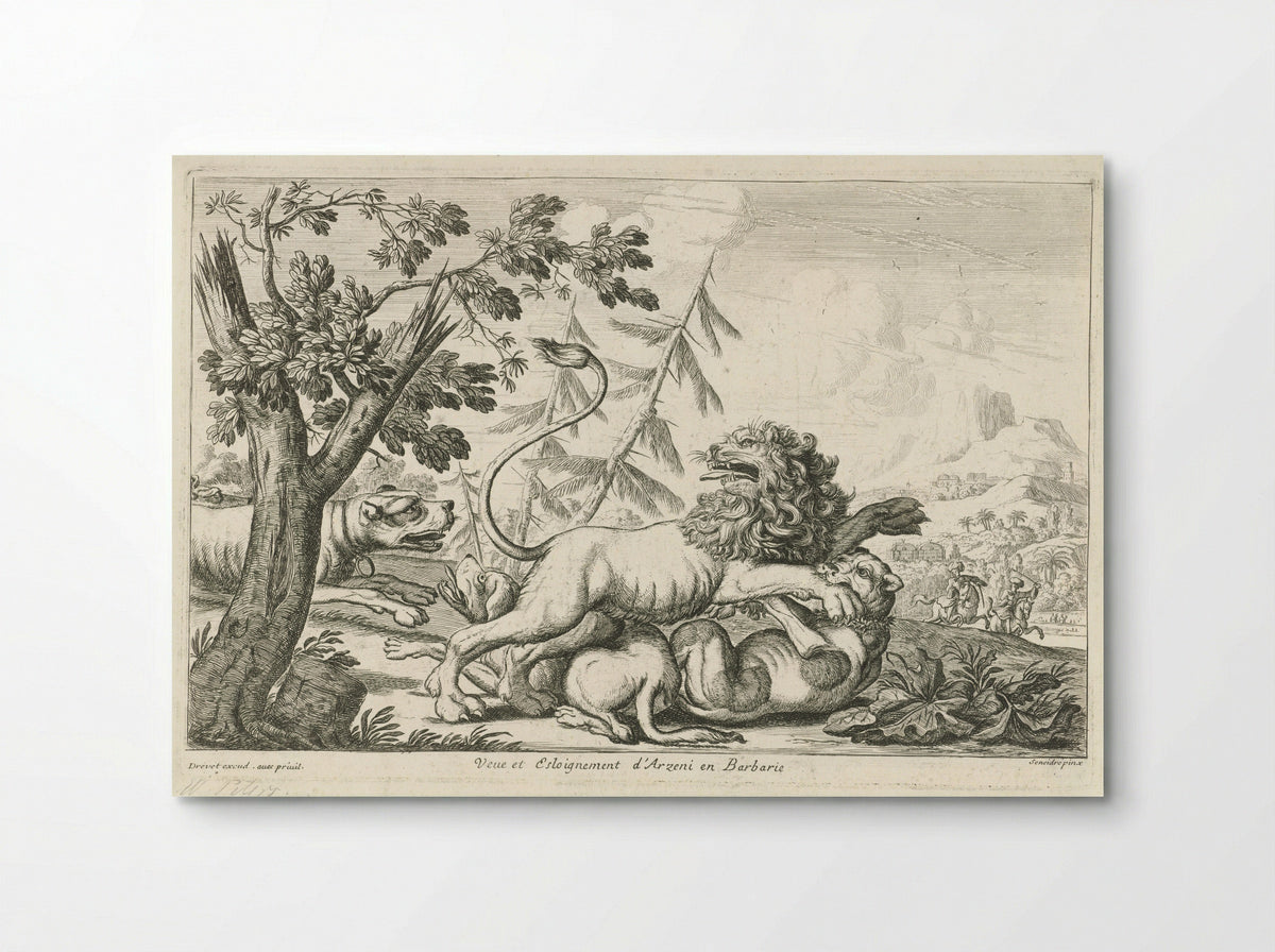 Leeuwenjacht (Lion Hunt) - Gillis Peeters (I) - Poster