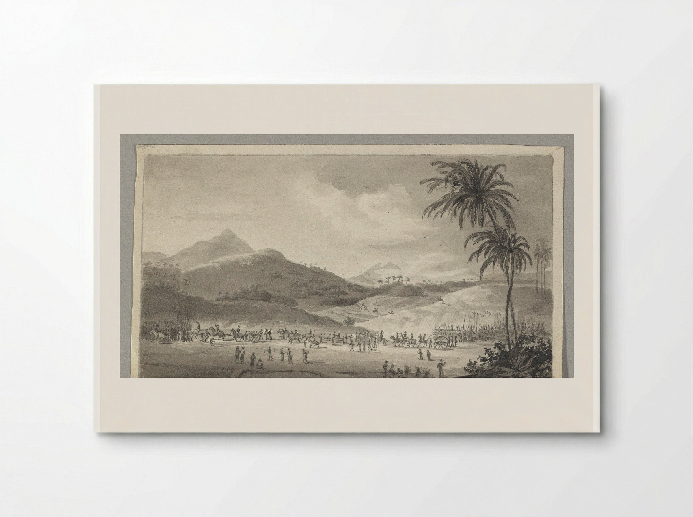 Legereenheid in de rijstvelden van Java - Johann Wilhelm Kaiser - Poster