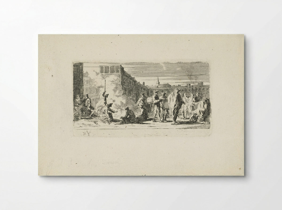 Legerplaats (Military Encampment) - Joseph Parrocel - Poster