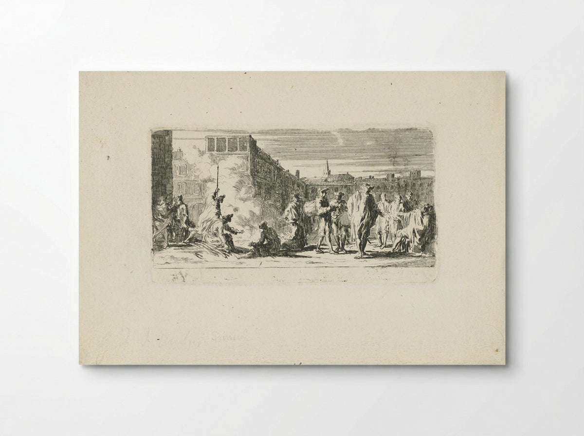 Legerplaats (Military Encampment) - Joseph Parrocel - Poster