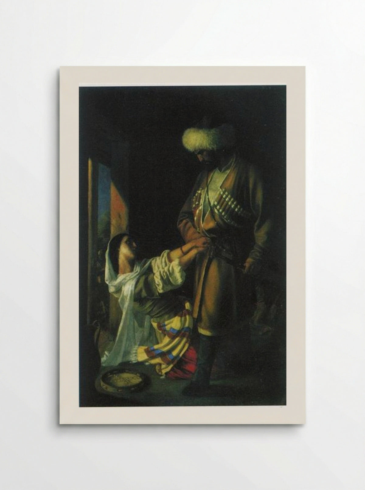 Leila and Khaji-Abrek - Nikolai Ge - Poster