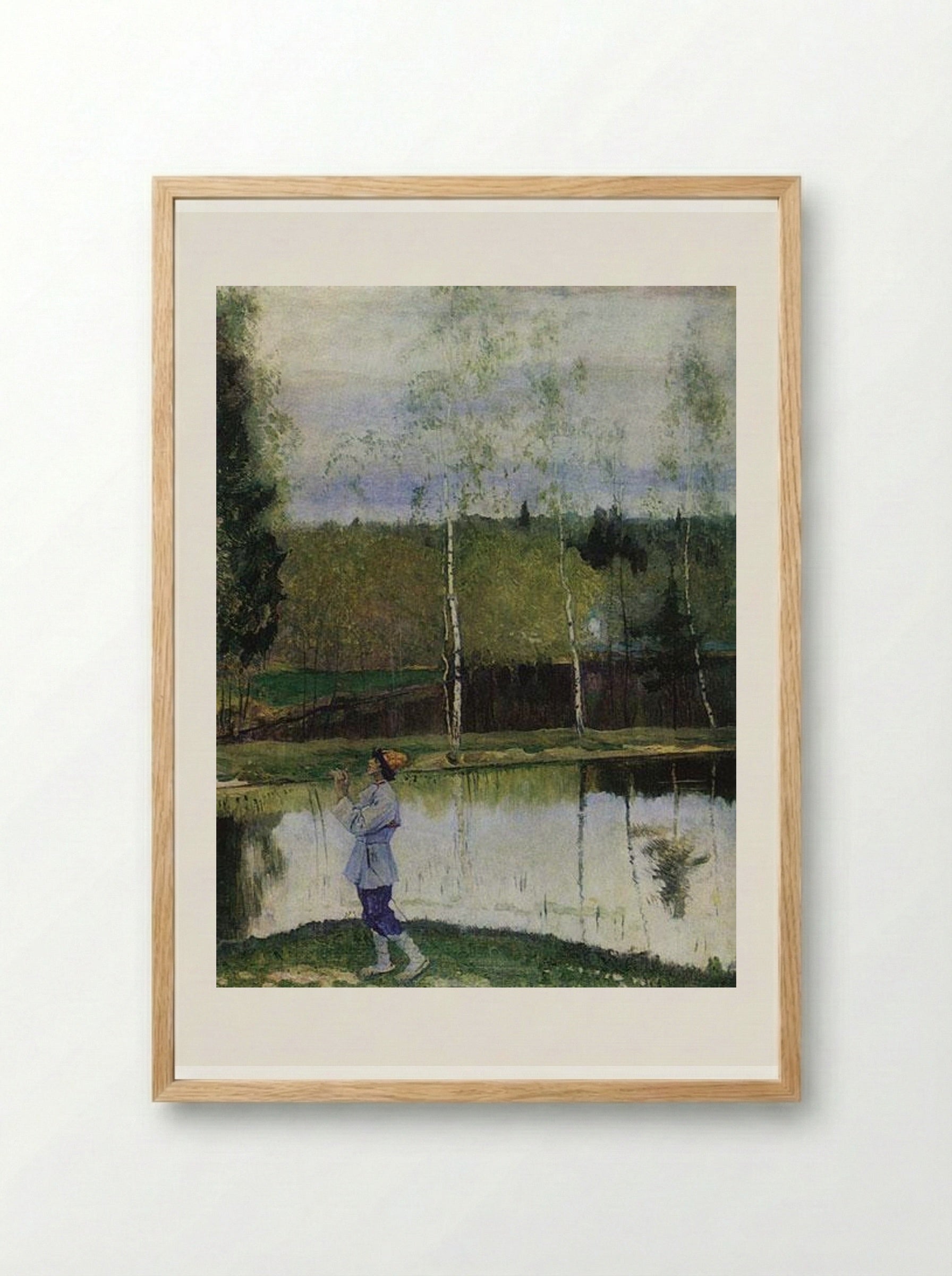 Lel - Mikhail Nesterov - Framed Print Wood