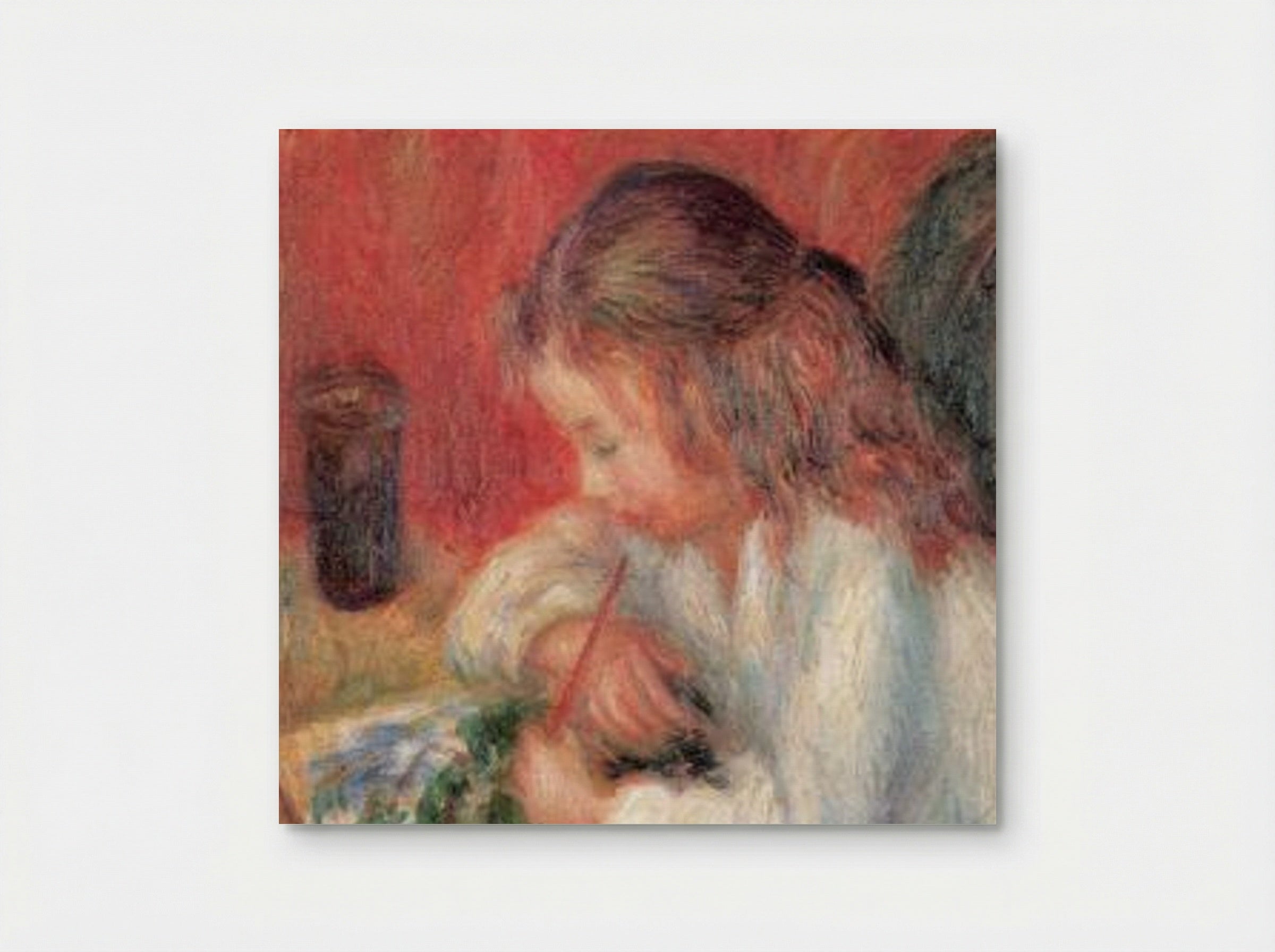 Lenna Painting (The Artist's Daughter) - William James Glackens - Poster