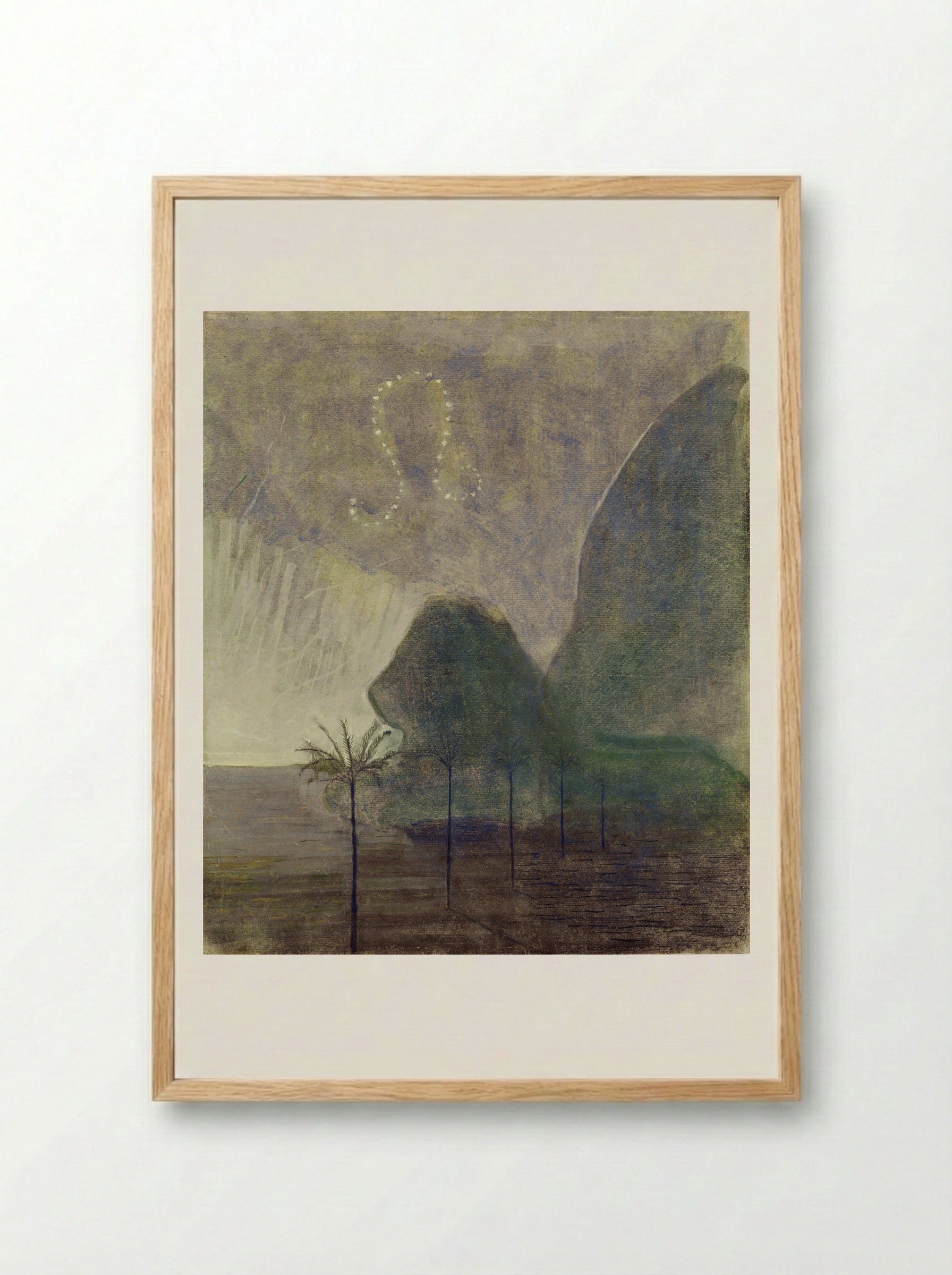 Leo (Zodiac Cycle) - Mikalojus Konstantinas Čiurlionis - Framed Print Wood