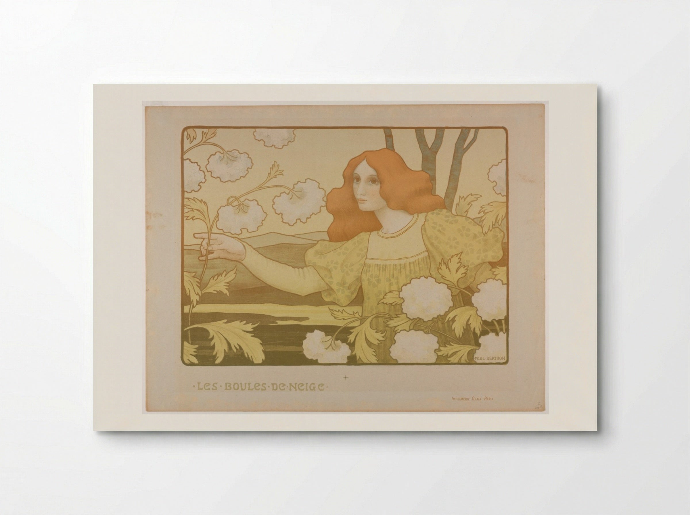 Les Boules de Neige (Snowballs) - Paul Berthon - Poster