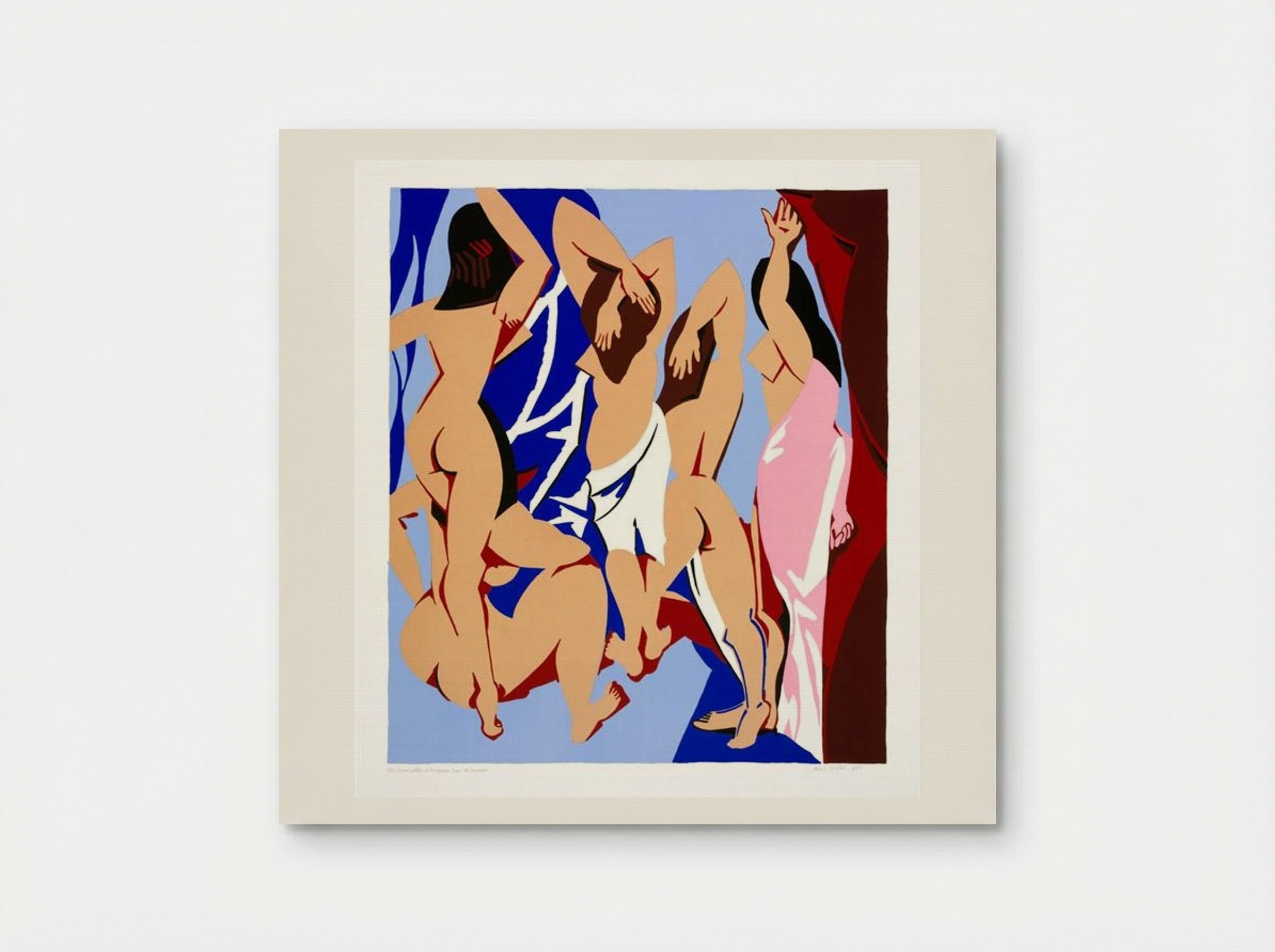 Les Demoiselles d'Avignon vues de derrière - Patrick Caulfield - Poster