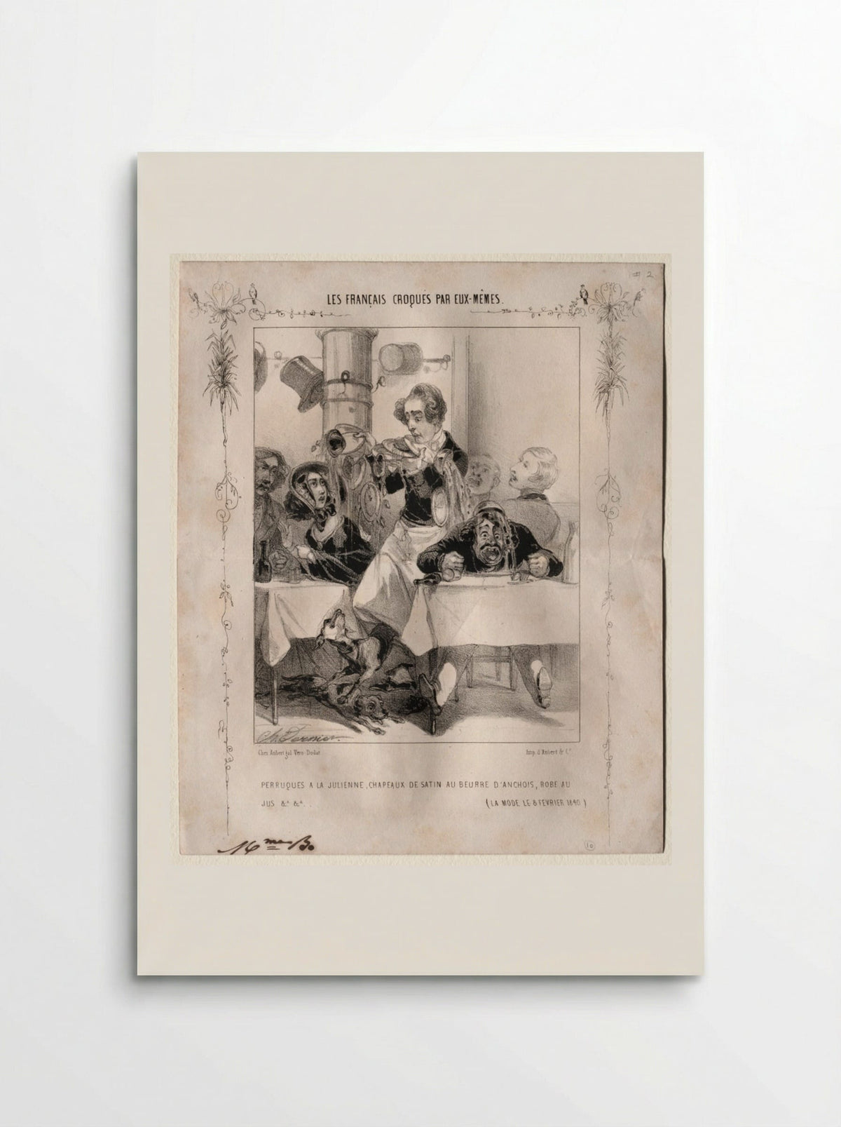 Les Français croqués par eux-mêmes - Charles Vernier - Poster
