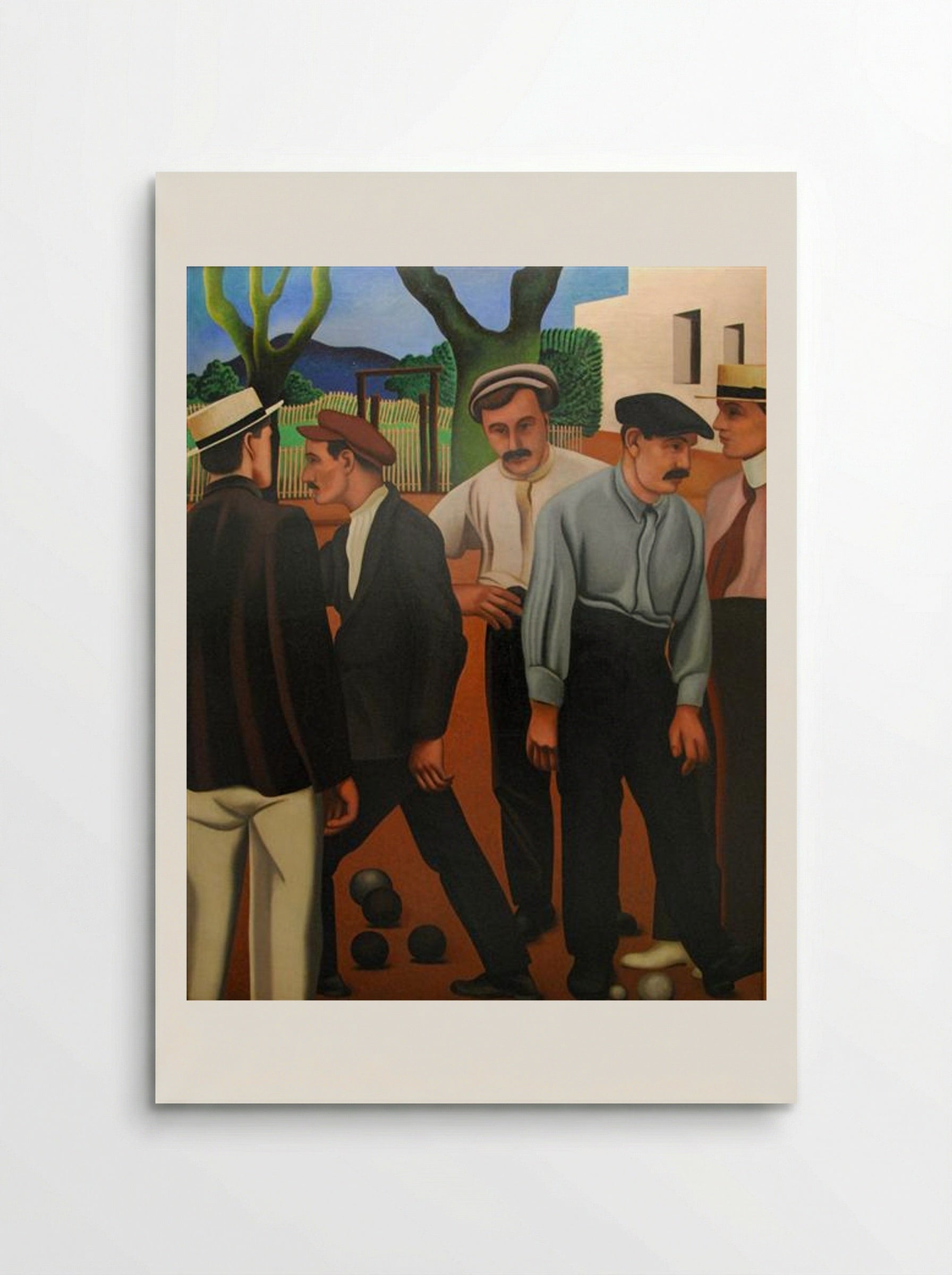 Les Joueurs de boules - Auguste Herbin - Poster