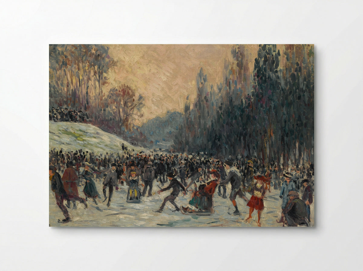 Les Patineurs - Maximilien Luce - Poster