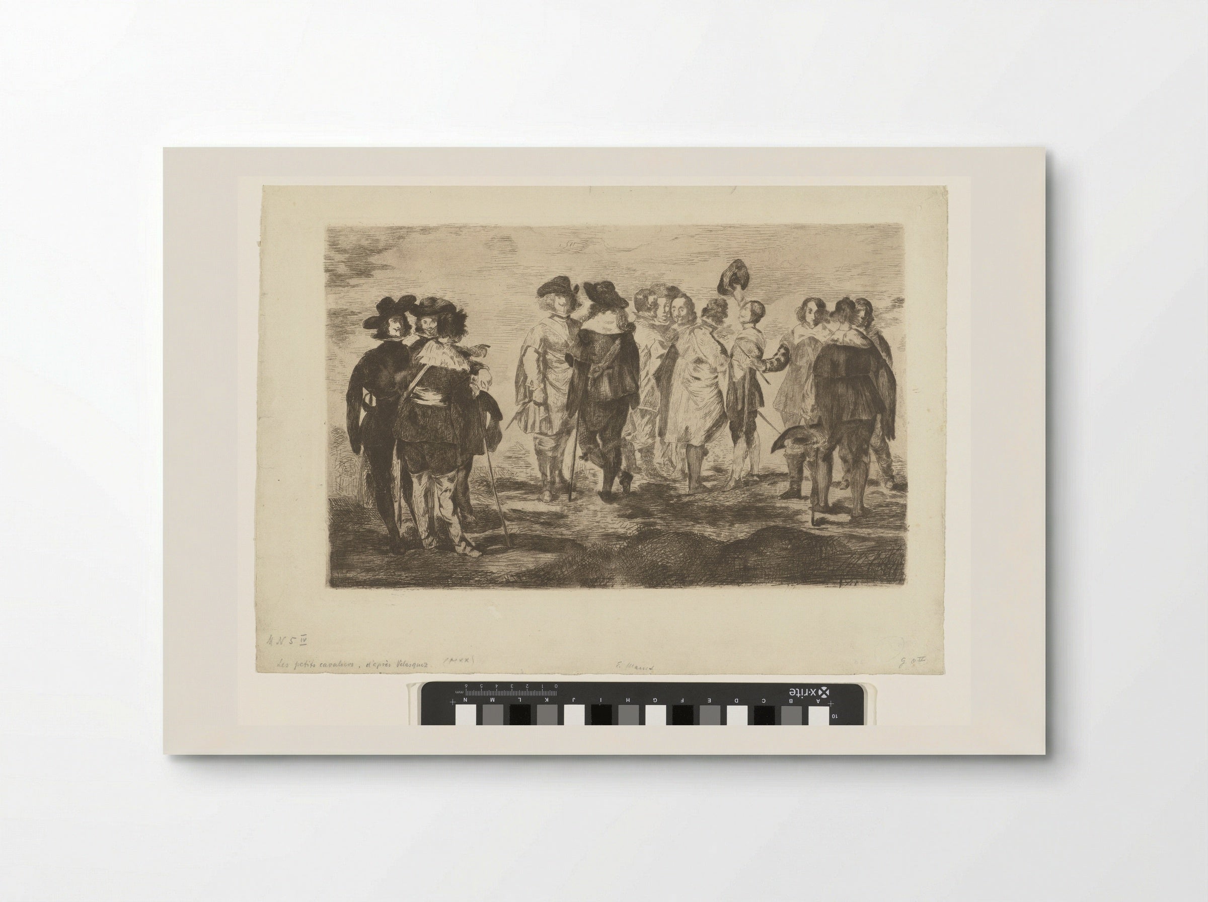 Les Petits Cavaliers - Edouard Manet - Poster