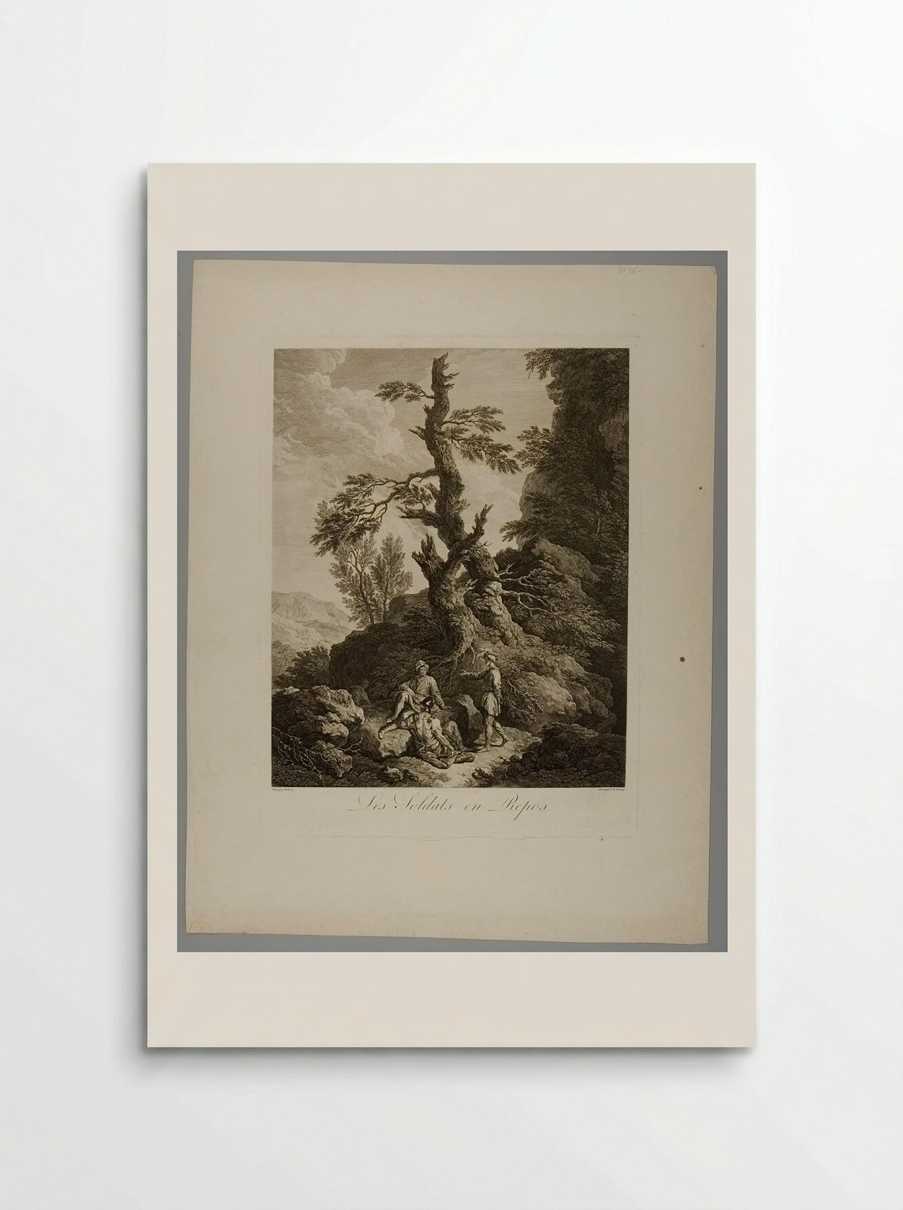 Les Soldats en Repos - Jean Charles Levasseur - Poster