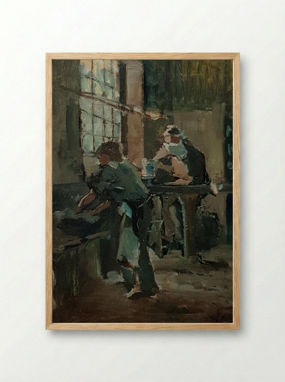 Les Tanneurs - Maximilien Luce - Framed Print Wood