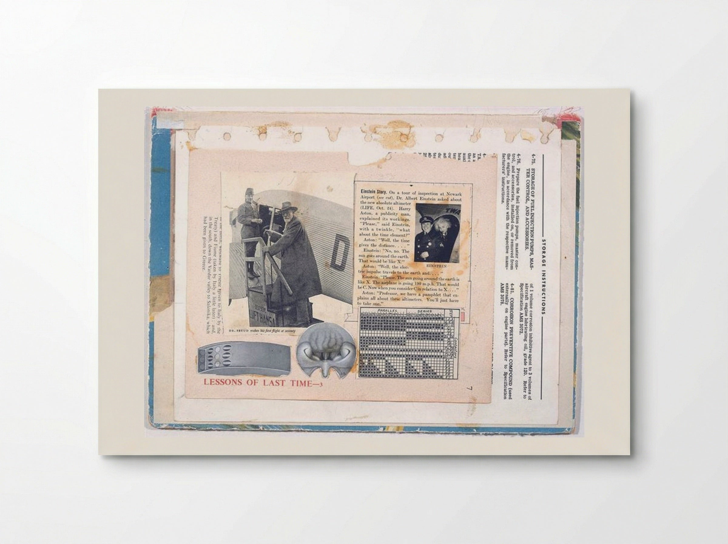 Lessons of Last Time - Eduardo Paolozzi - Poster